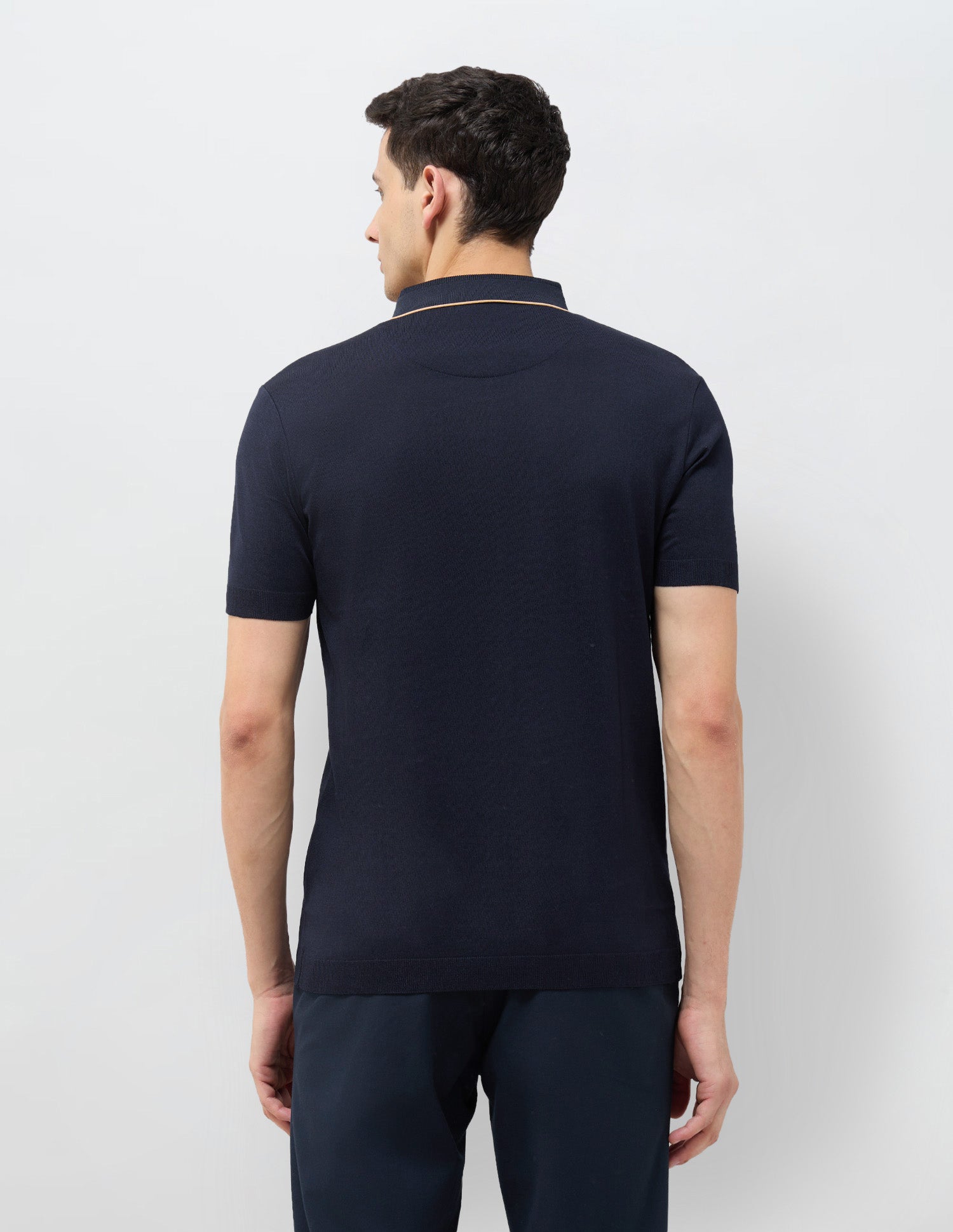 Solid Slim Fit Polo Shirt Navy - U.S. POLO ASSN. | Large