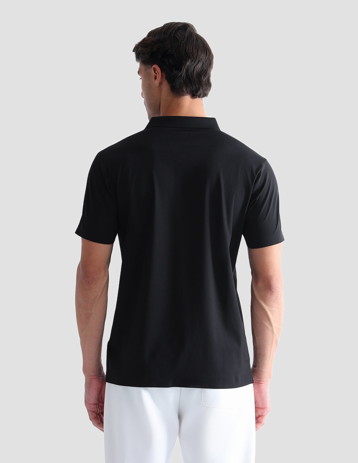 Solid Regular Fit Active Polo Shirt Black - U.S. POLO ASSN. | Large