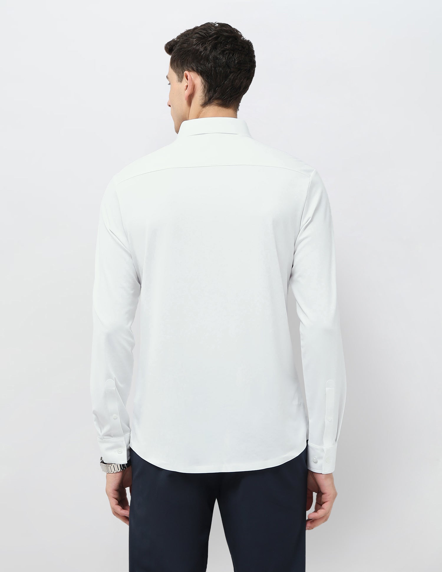 Solid Tailored Fit Shirt White - U.S. POLO ASSN. | Large