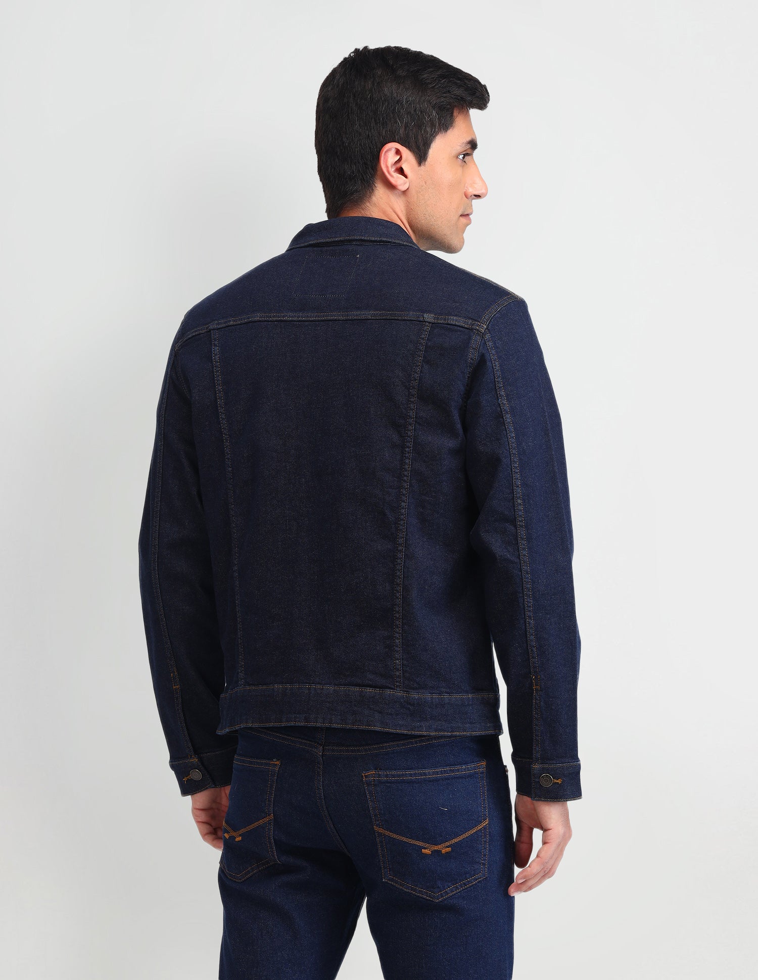 Solid Classic Fit Jacket Blue - U.S. Polo Assn. India | Large
