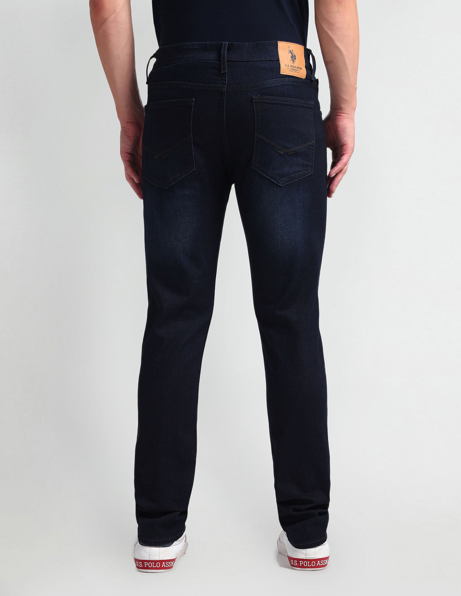 Regallo Skinny Fit Blue Jeans Blue - U.S. Polo Assn. India | Large