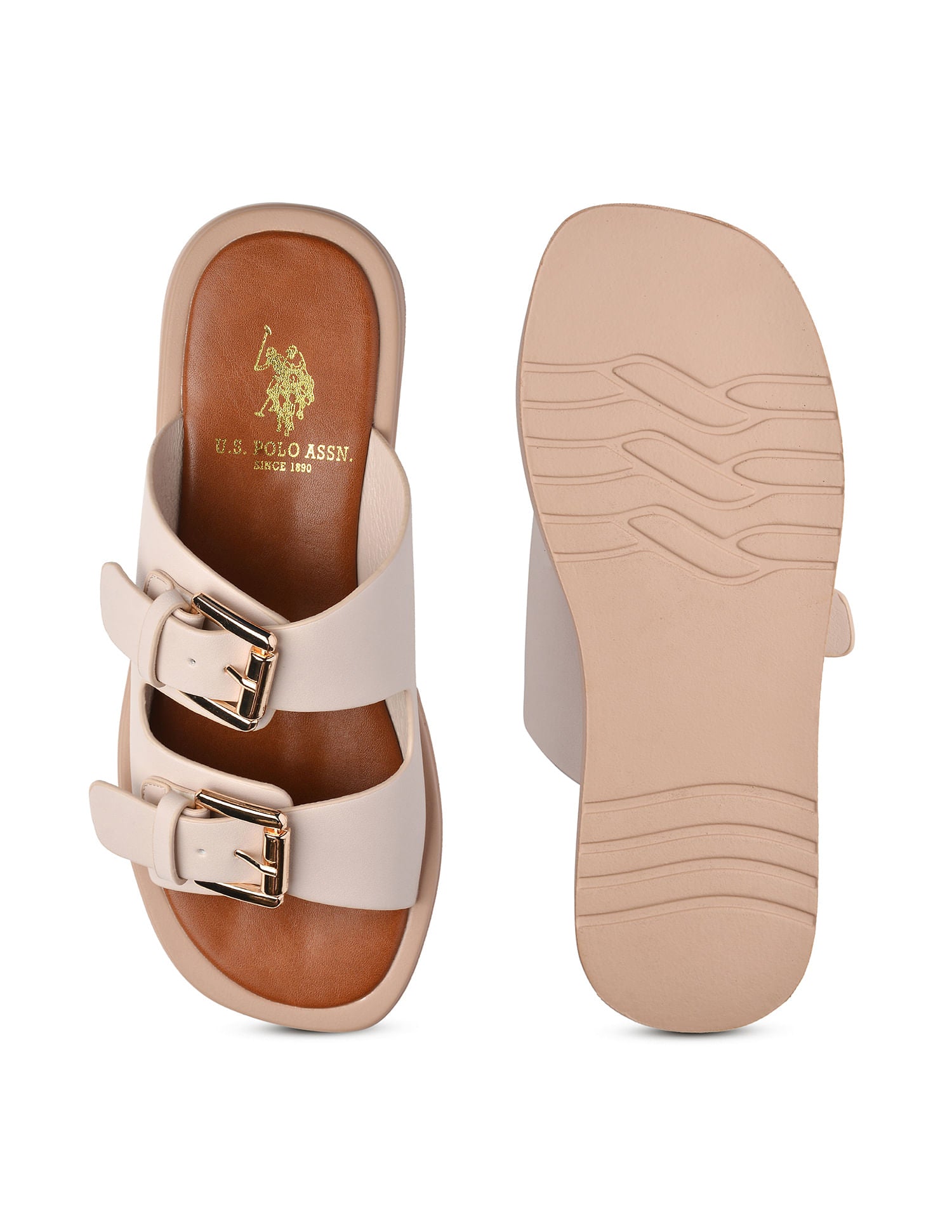 Textured Alandra Slipper Nude - U.S. POLO ASSN. | Large
