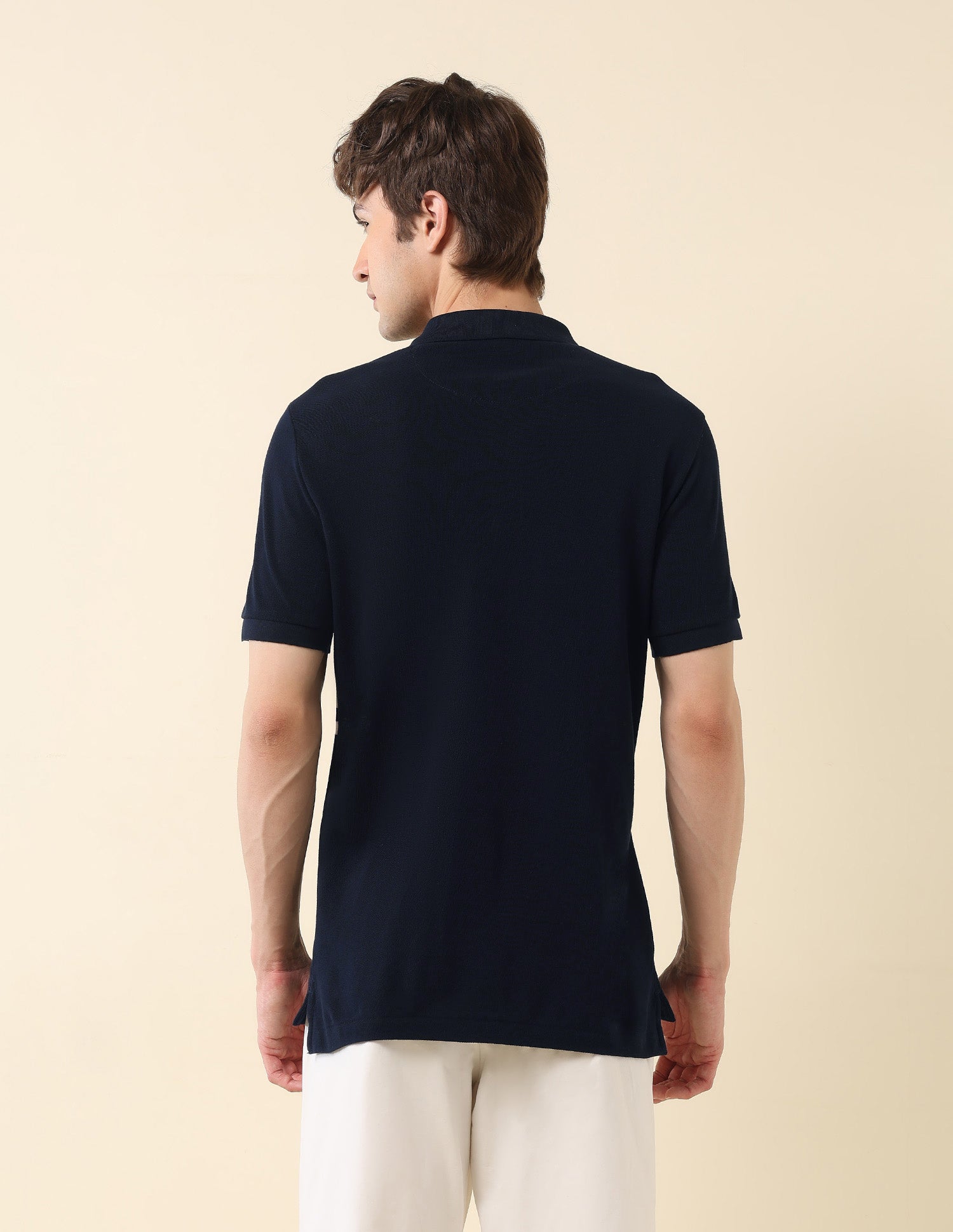 Horizontal Striped Classic Polo Shirt Navy - U.S. Polo Assn. India | Large