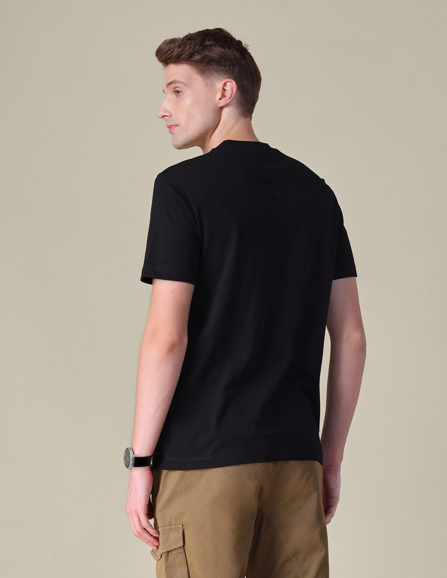 Solid Slim Fit T-Shirt Black - U.S. POLO ASSN. | Large