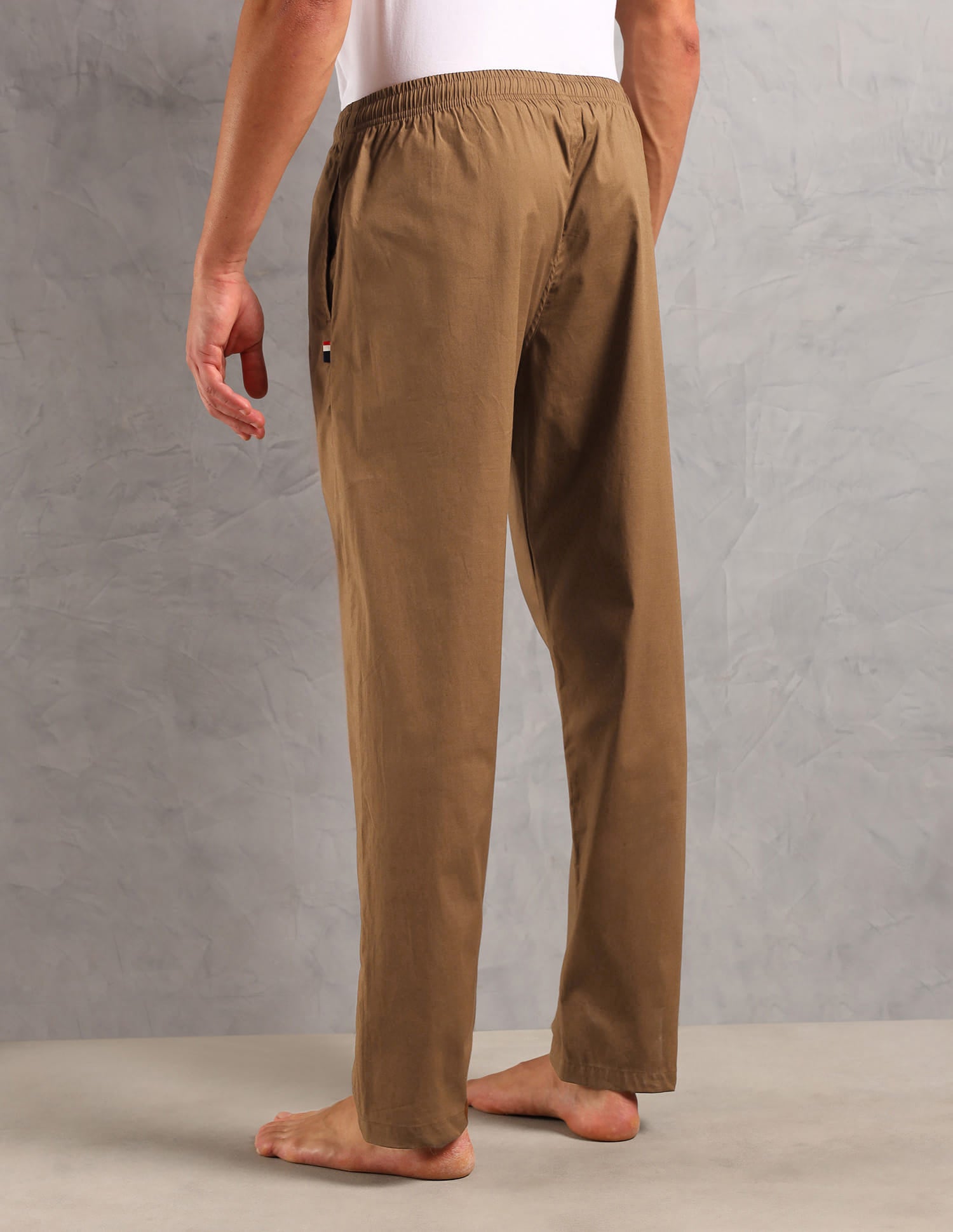 Pull On Relaxed Fit LP003 Lounge Pants - Pack Of 1 Light Brown - U.S. Polo Assn. India | Large
