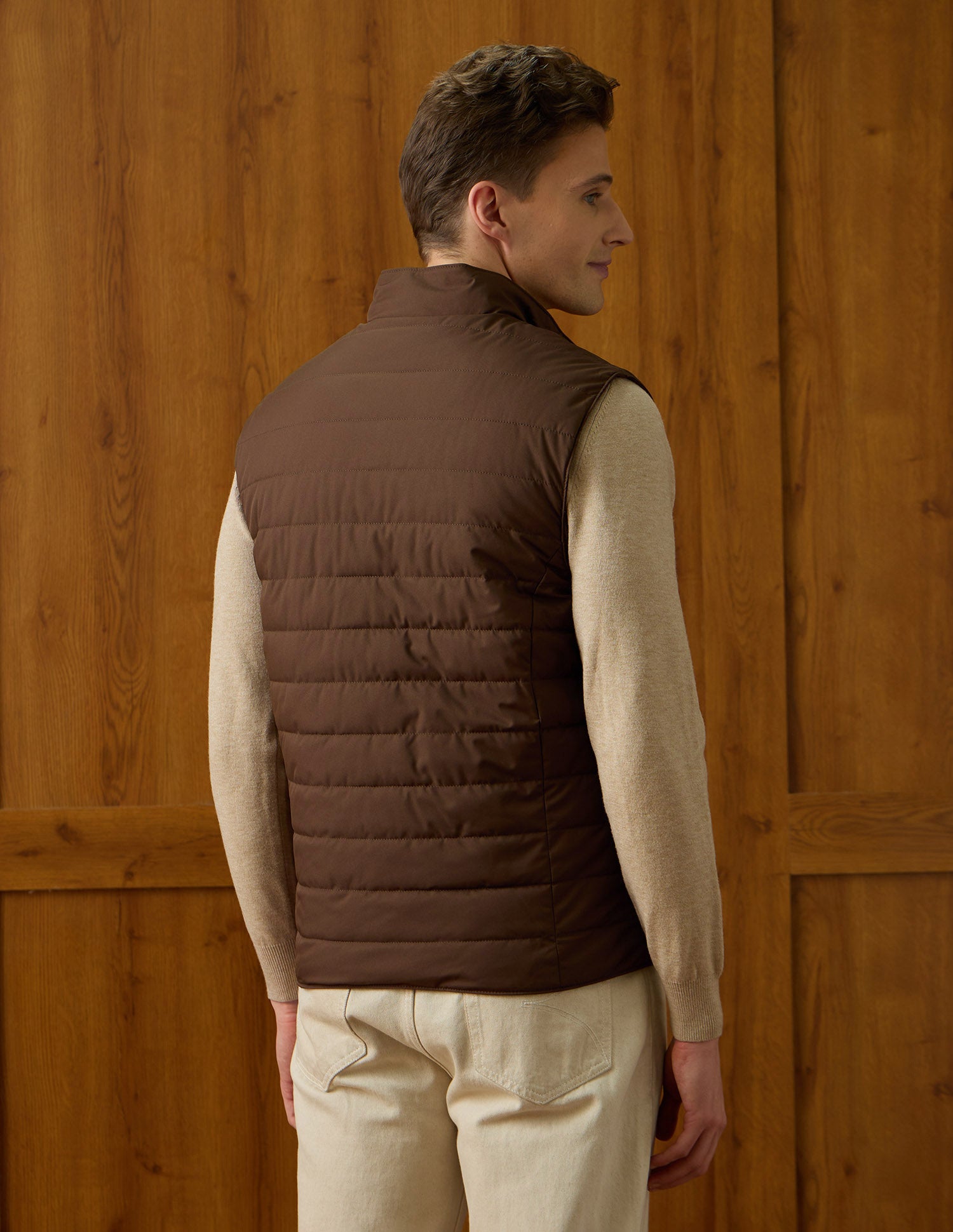 Reversible Equestrian Aisle Theater Jacket Dark Brown - U.S. Polo Assn. India | Large