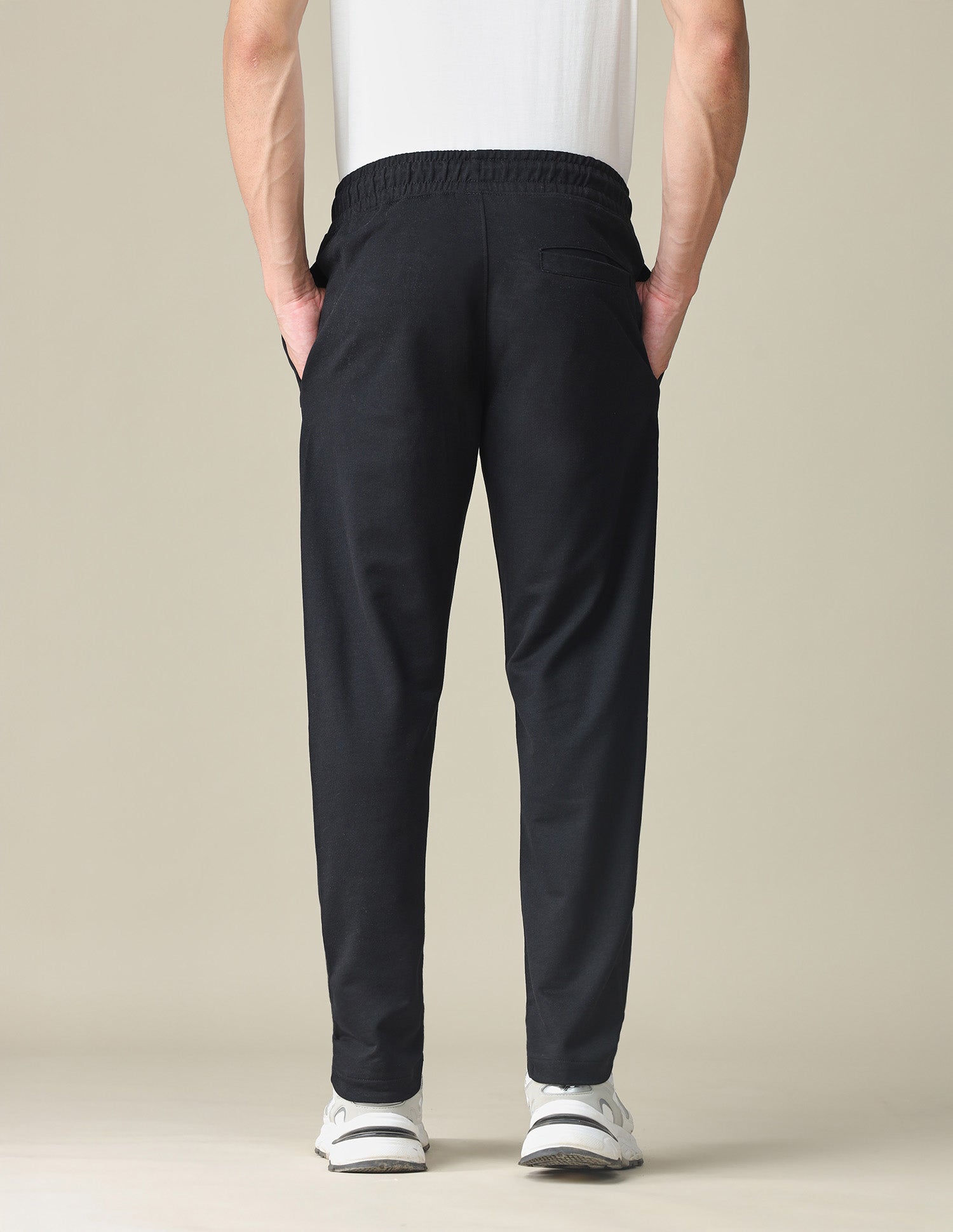 Brand Embossed Regular Fit Track Pants Black - U.S. POLO ASSN. | Large