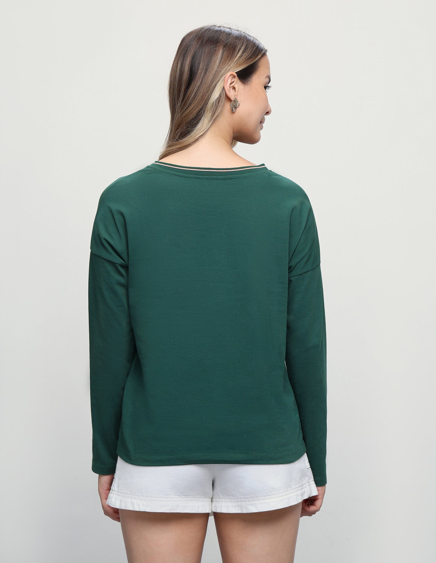 Solid Relaxed Fit T-Shirt Dark Green - U.S. Polo Assn. India | Large