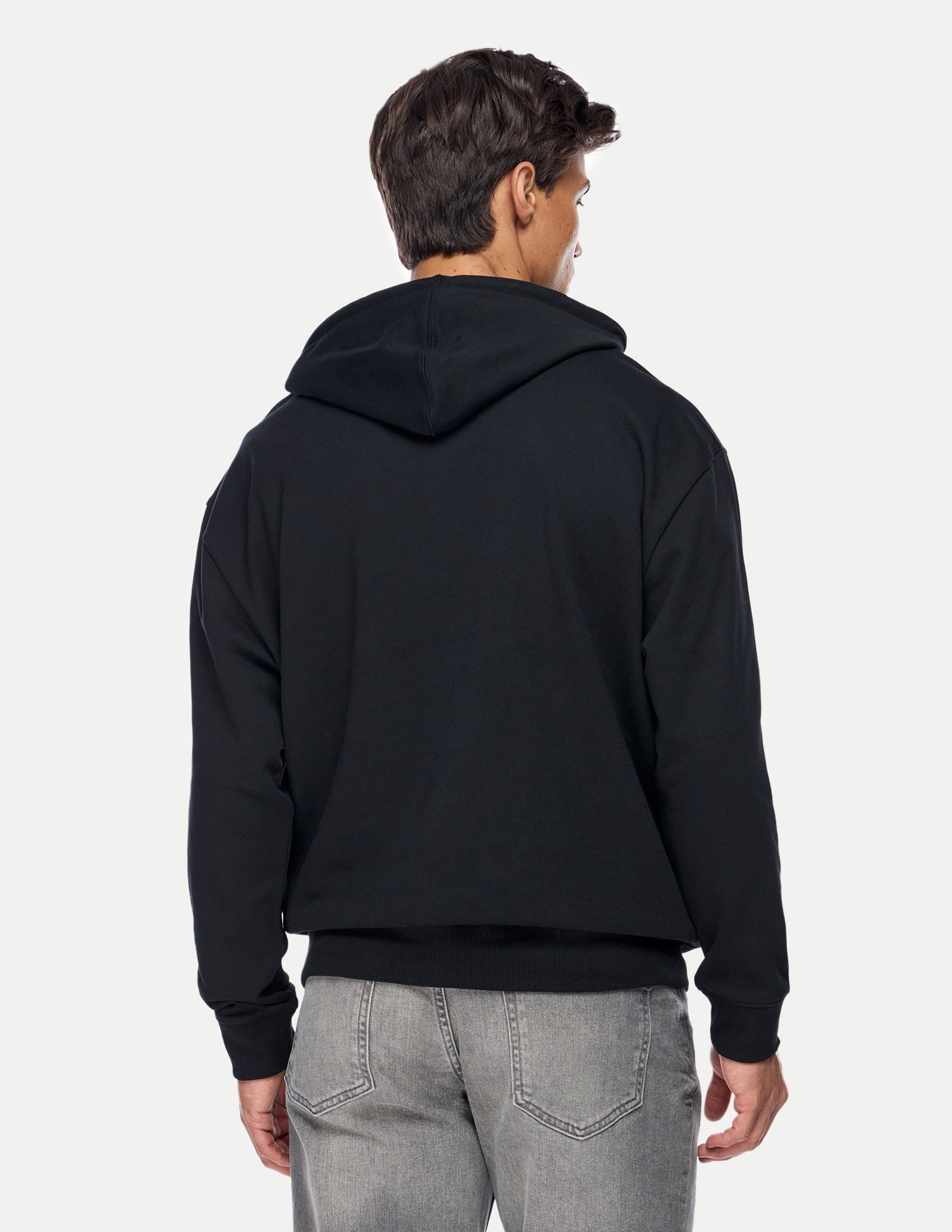 Solid Relaxed Fit Sweatshirt Black - U.S. Polo Assn. India | Large