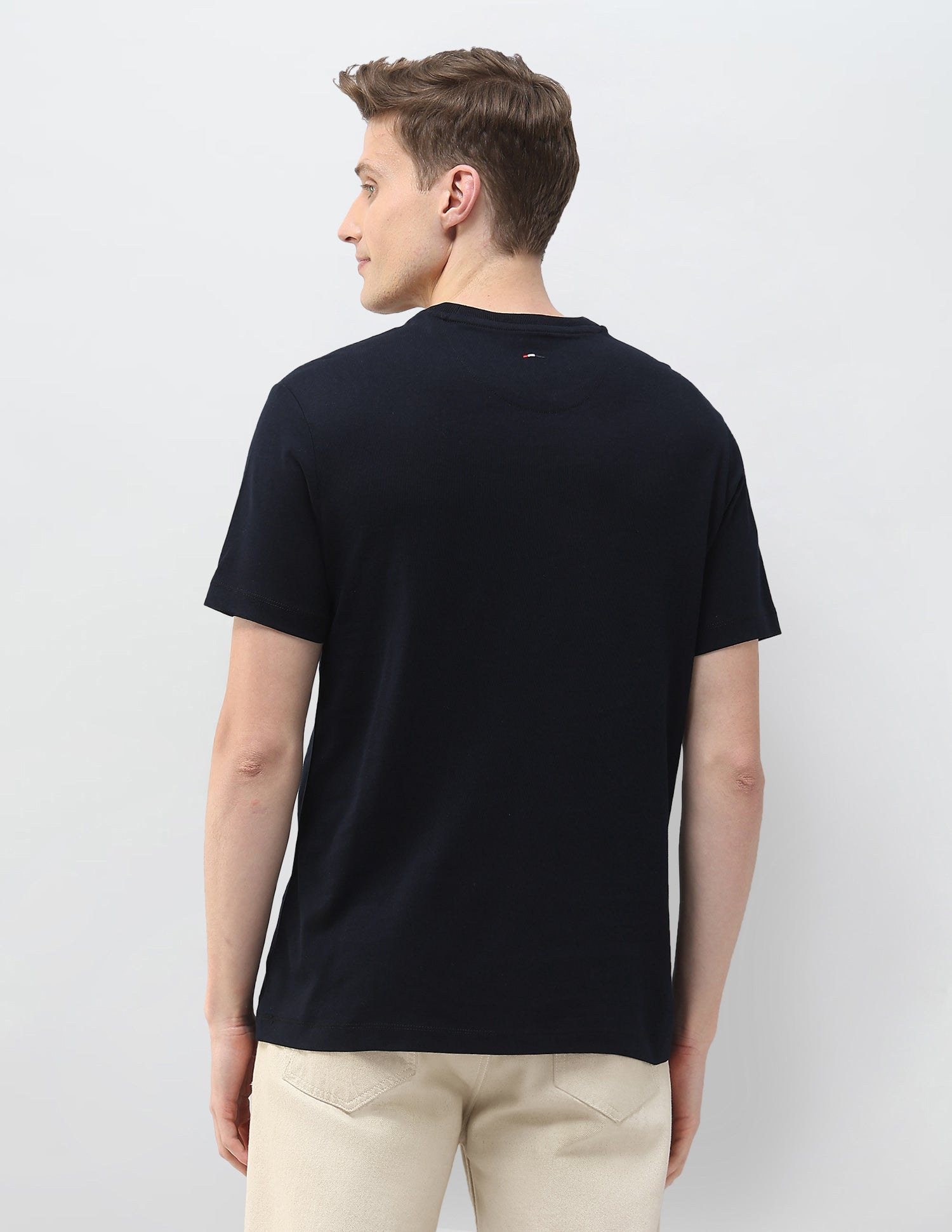 Motel On The Coast Muscle Fit T-Shirt Navy - U.S. Polo Assn. India | Large