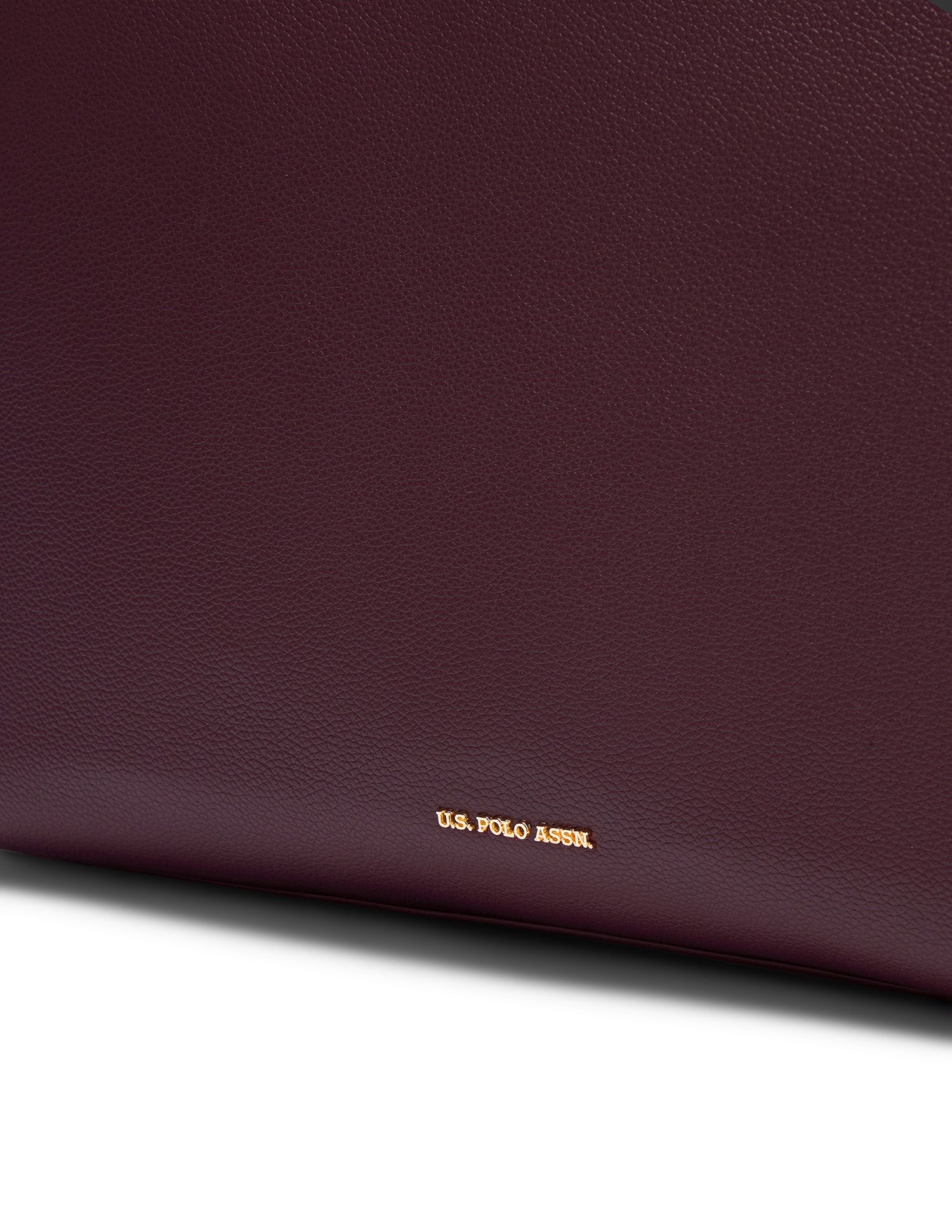 Carmella Tote Bag Burgundy - U.S. Polo Assn. India | Large