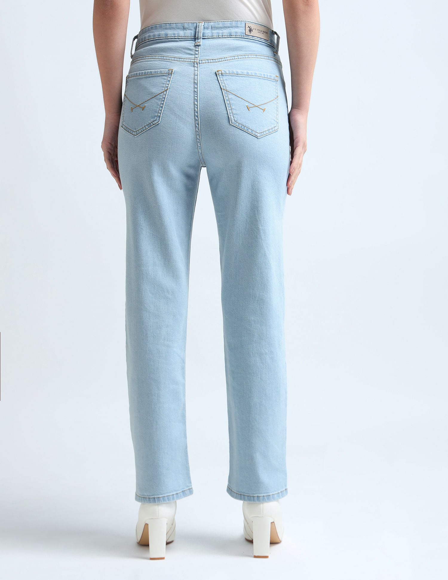 Straight Fit Blue Jeans Blue - U.S. POLO ASSN. | Large