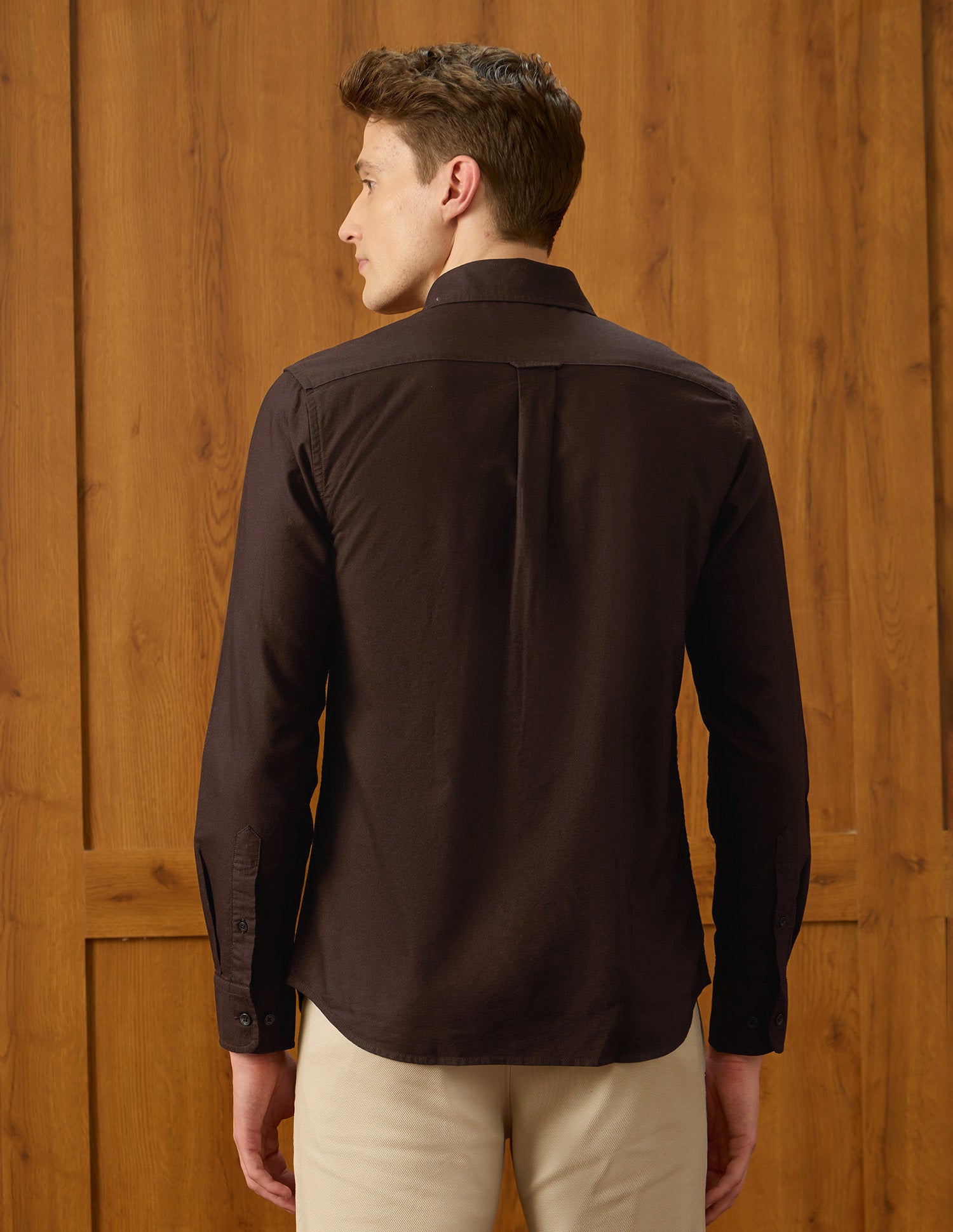 Equestrian Sports @ Elevnado Button Down Shirt Choco - U.S. Polo Assn. India | Large