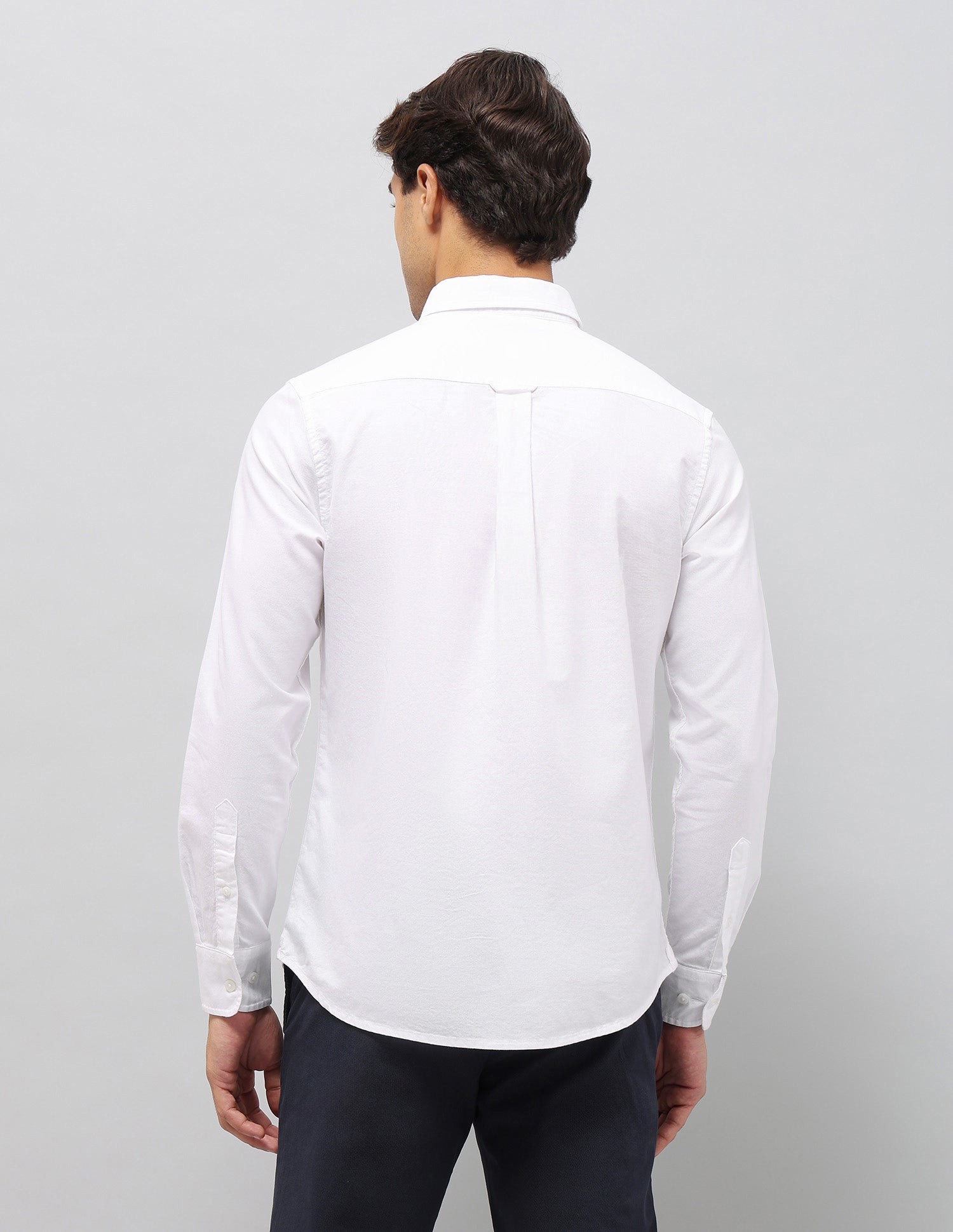 Oxford Tailored Fit Shirt White - U.S. Polo Assn. India | Large