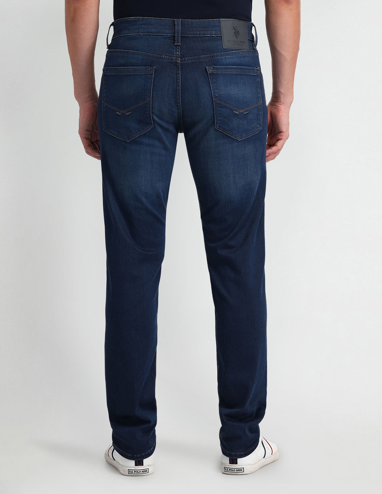 Regallo Skinny Fit Blue Jeans Blue - U.S. Polo Assn. India | Large