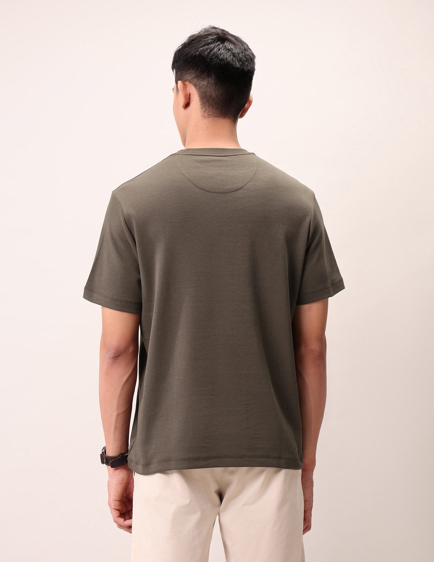 Relaxed Fit Outdoor T-Shirt Dark Brown - U.S. Polo Assn. India | Large
