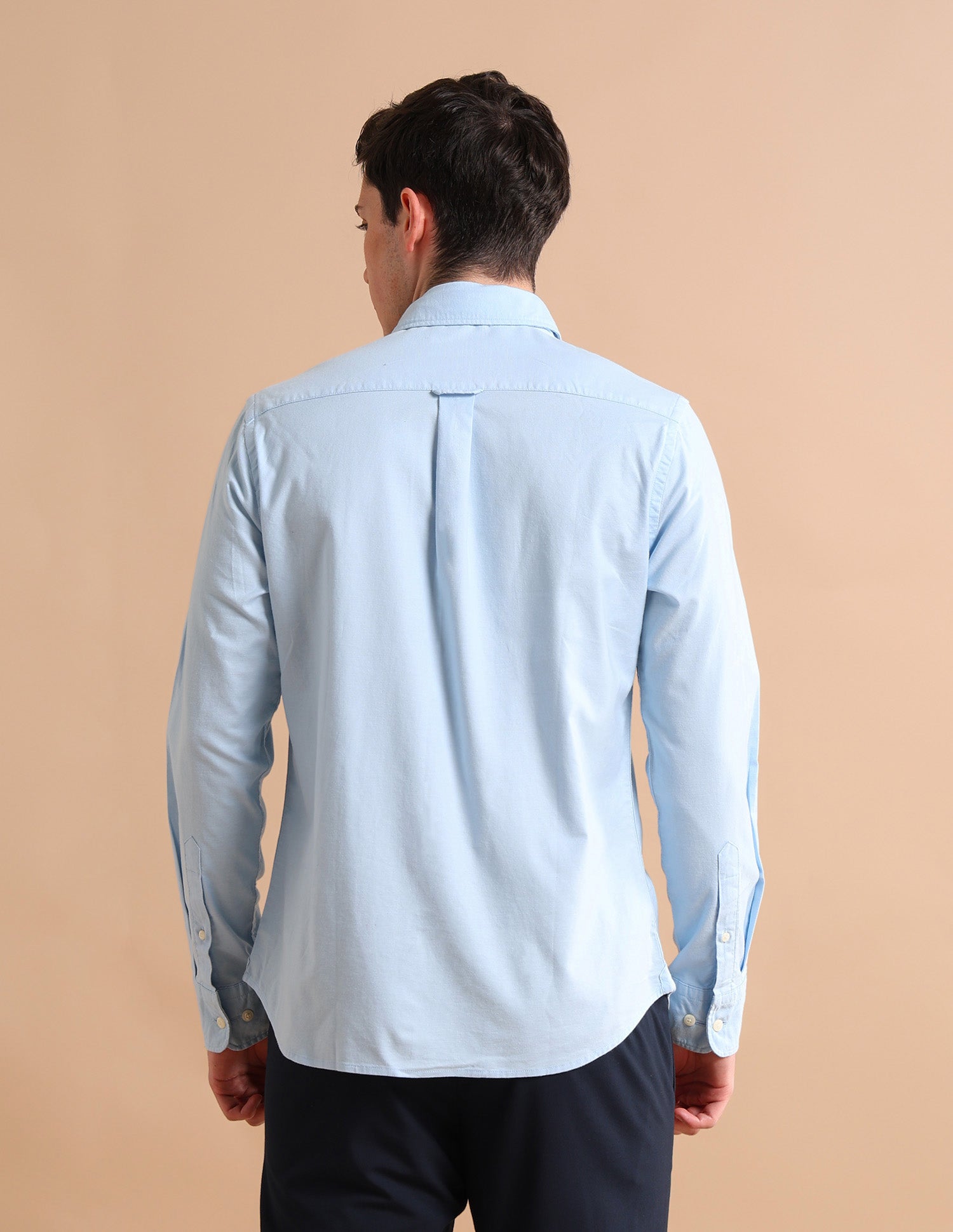 Stretchy Twill Shirt Light Blue - U.S. POLO ASSN. | Large