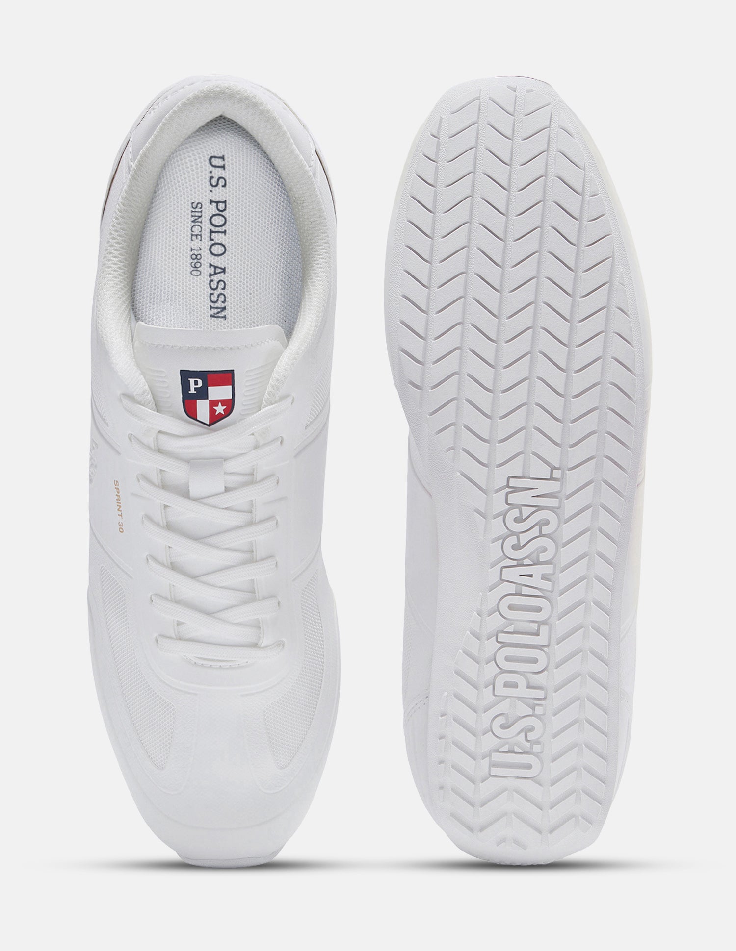 Sprint 30 Lace-Ups Sneakers White - U.S. Polo Assn. India | Large