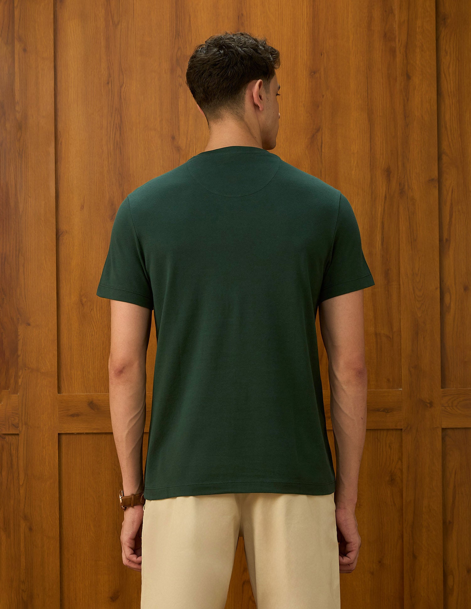 Brand Embroidered Varsity Theatre T-Shirt Dark Green - U.S. POLO ASSN. | Large