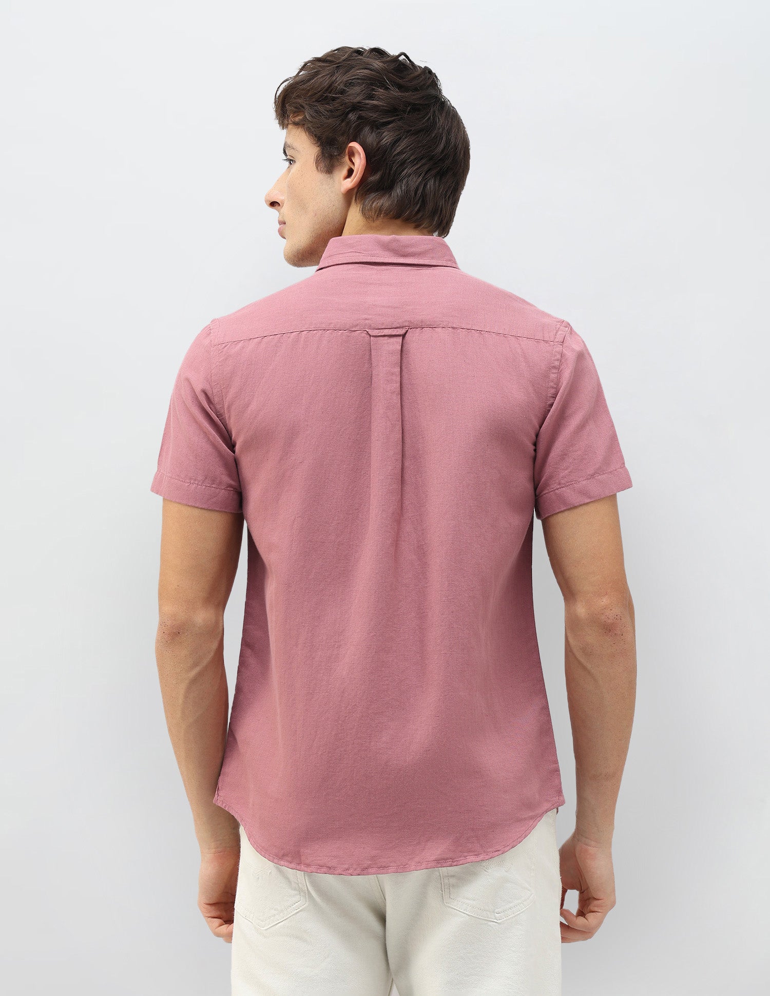 Motel On The Coast Regular Fit Shirt Dark Pink - U.S. Polo Assn. India | Large