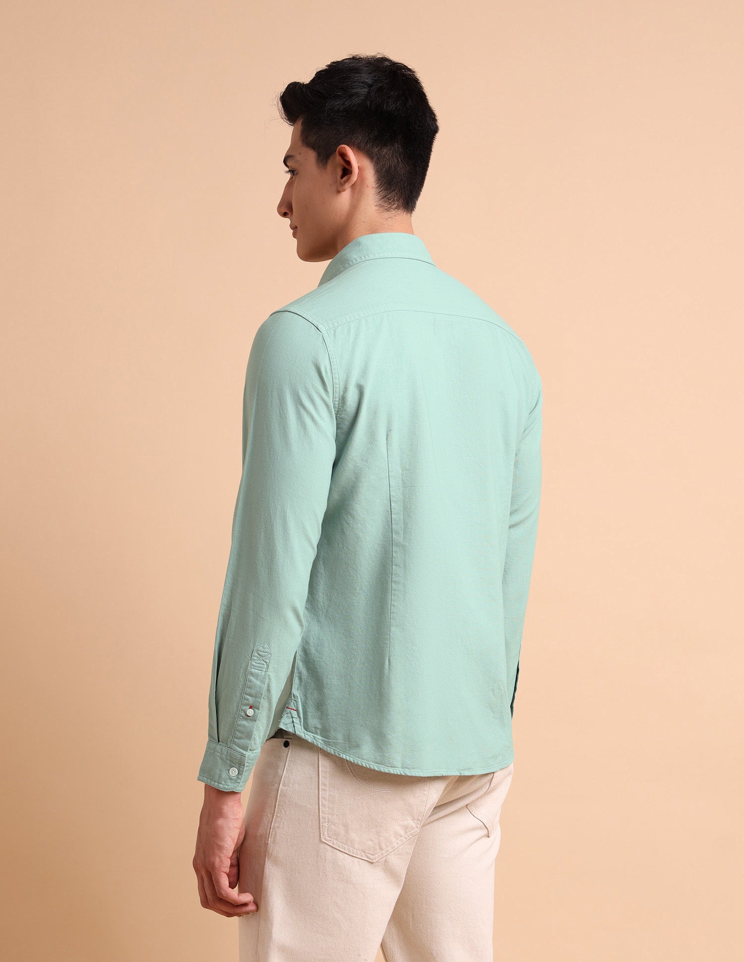 Garment Dyed Oxford Shirt Mint - U.S. POLO ASSN. | Large