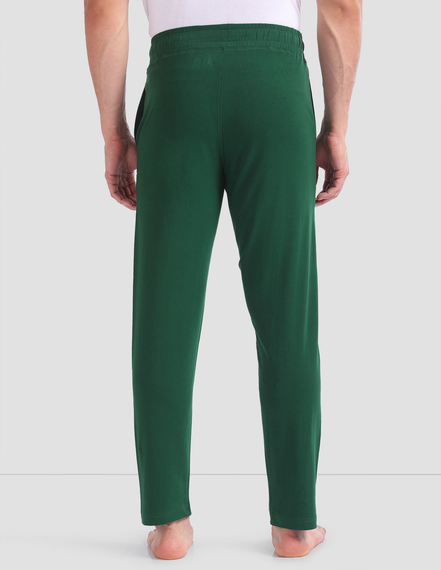Cotton Stretch OELP1 Lounge Track Pants - Pack Of 1 Dark Green - U.S. POLO ASSN. | Large
