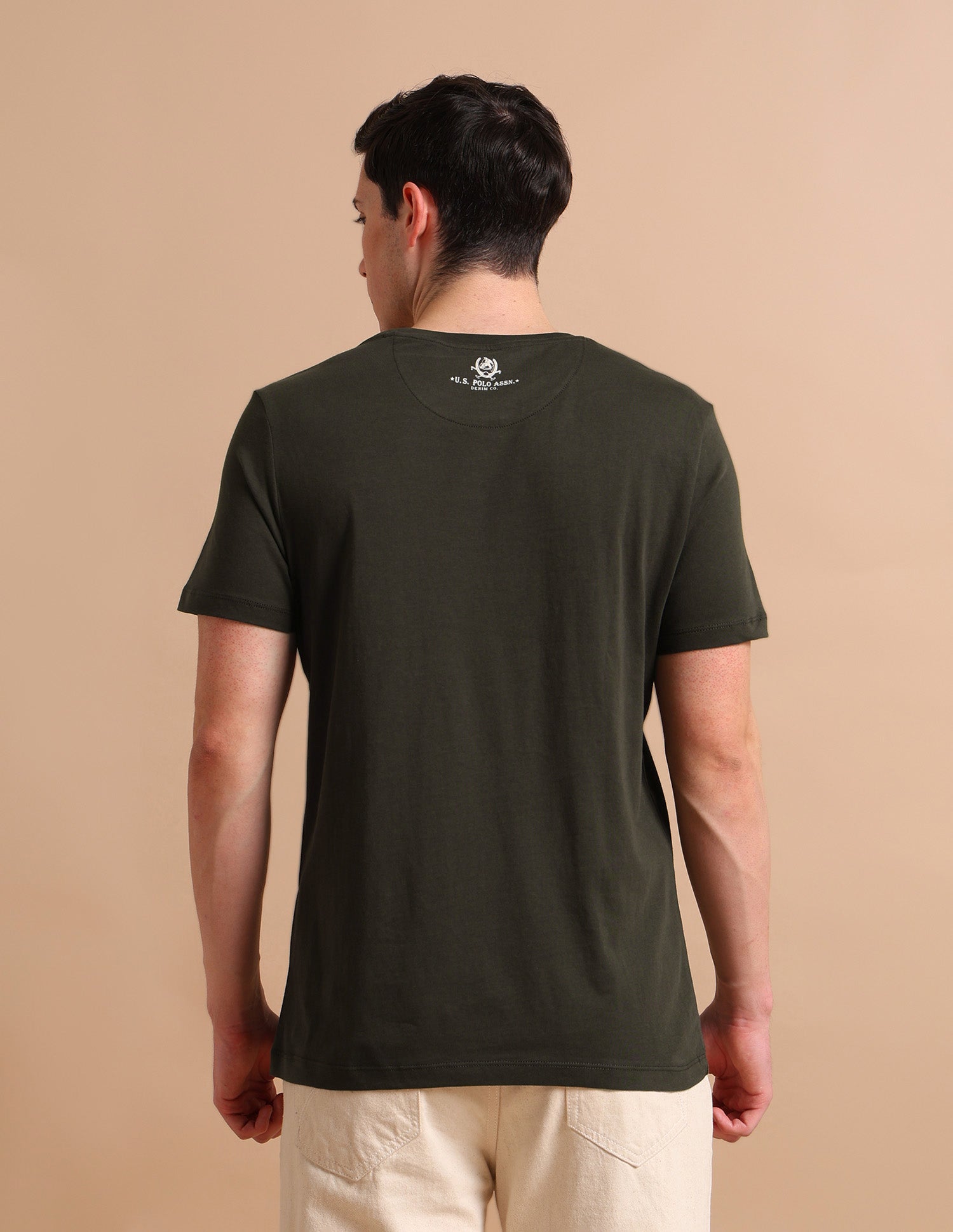 Bold Logo T-Shirt Olive - U.S. POLO ASSN. | Large