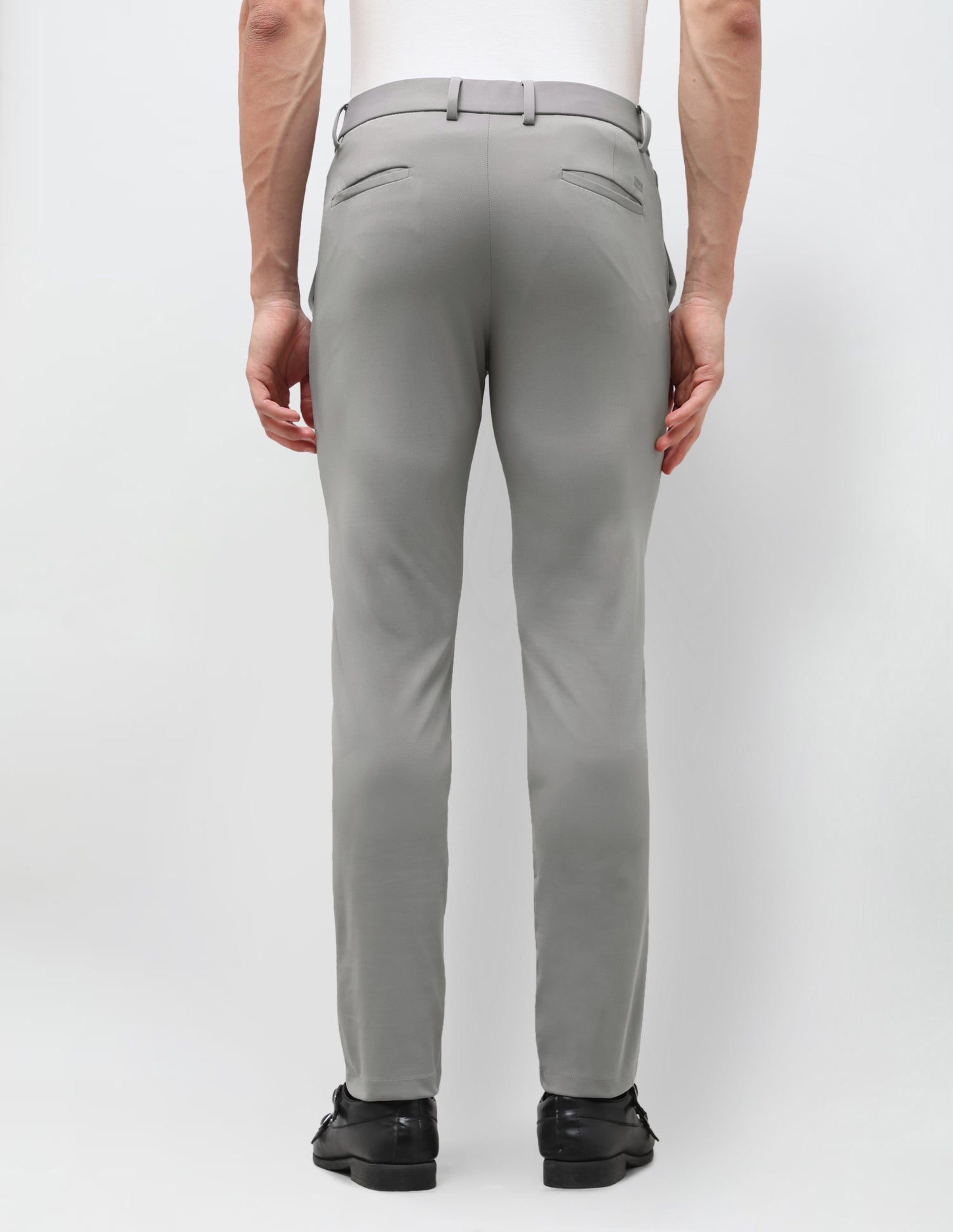 Knitted Austin Slim Fit Trousers Grey - U.S. Polo Assn. India | Large