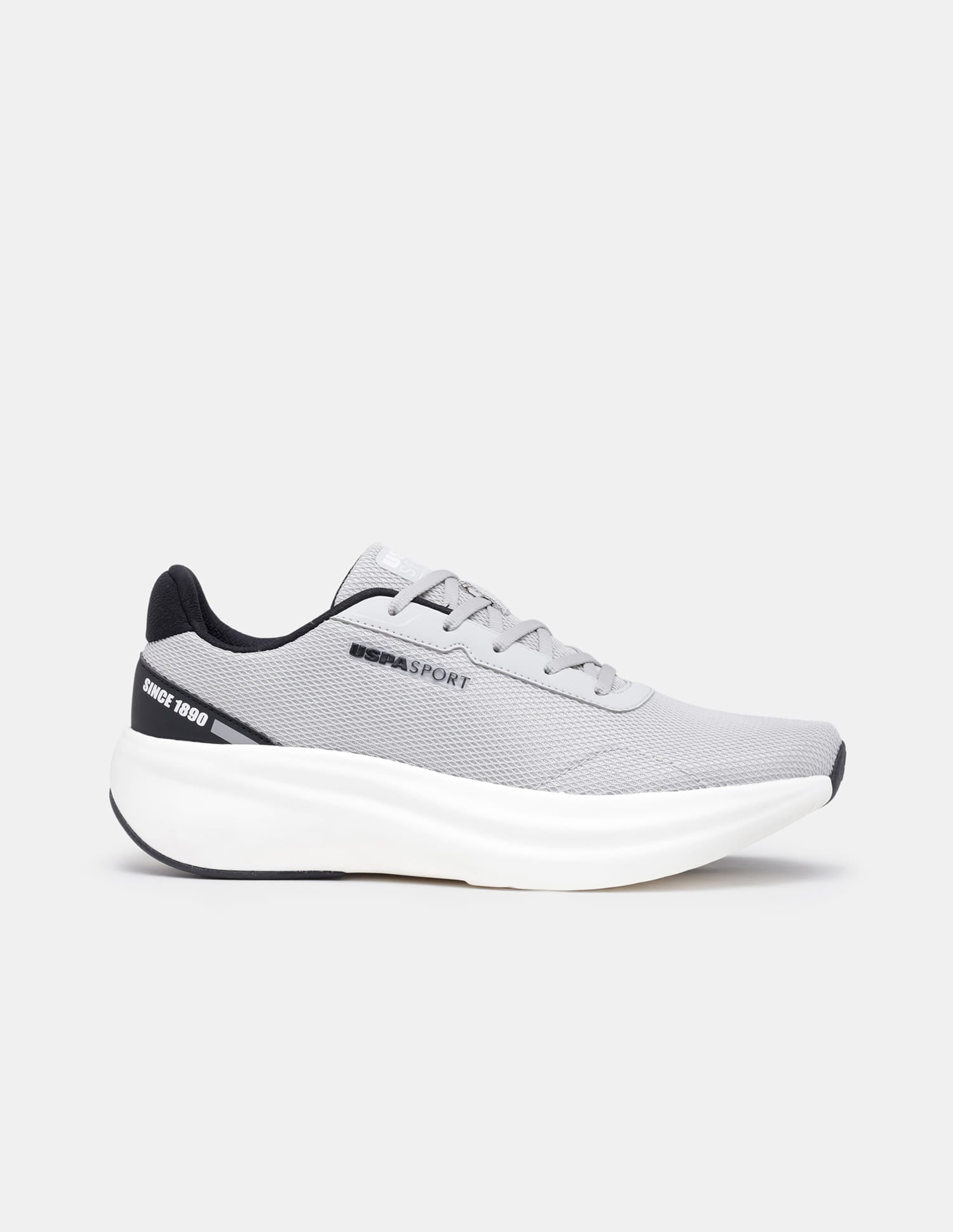 Men Grey Ryder Uspa Sport Sneakers Grey - U.S. Polo Assn. India | Large