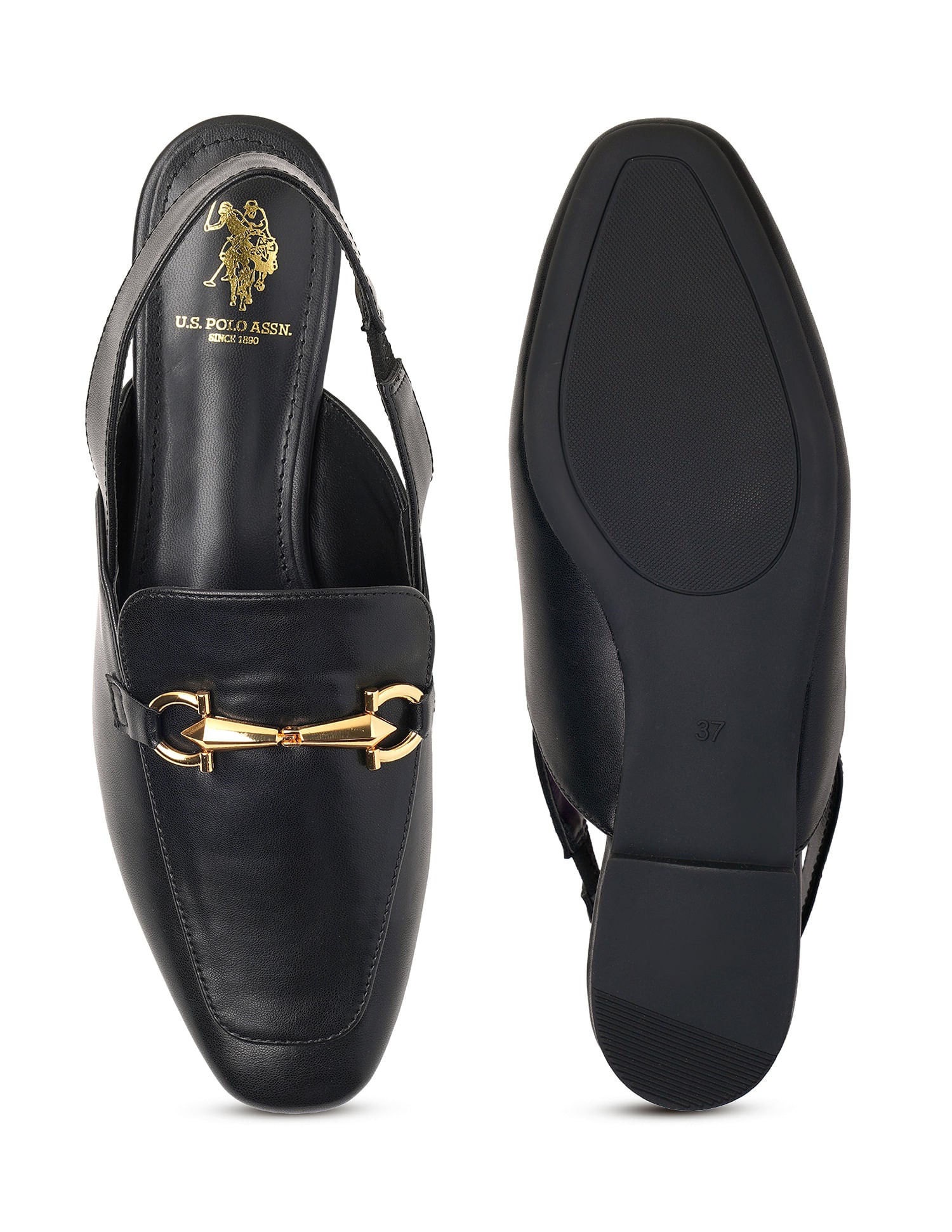 Ankle Strap Amalia Ballerinas Black - U.S. POLO ASSN. | Large