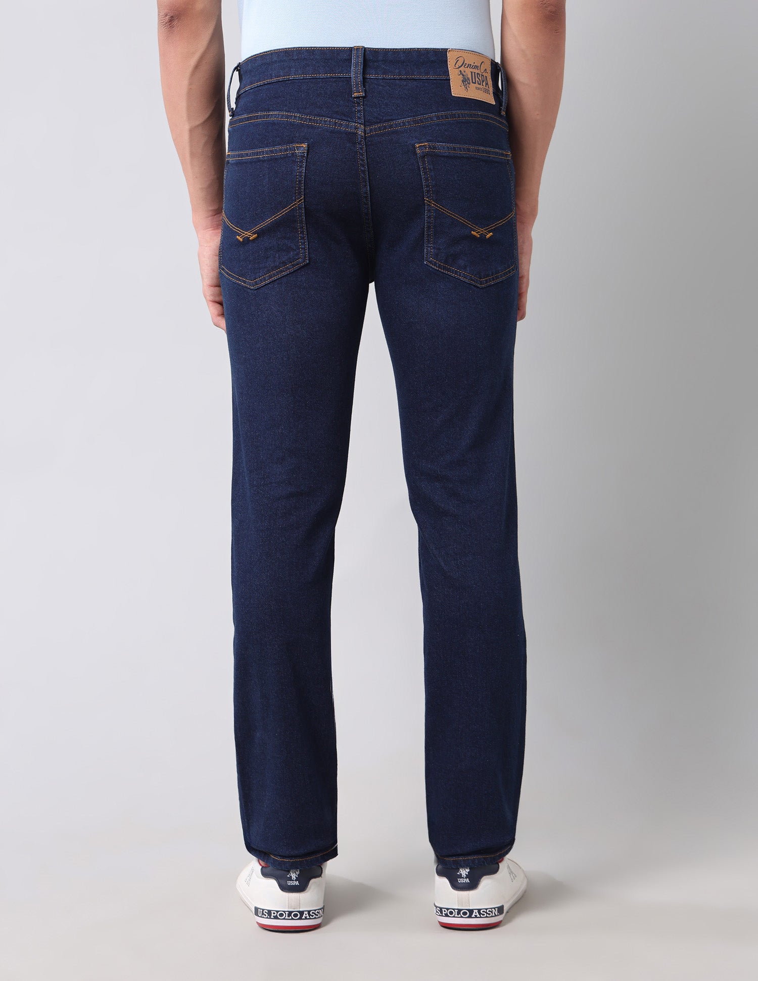 Regallo Skinny Fit Blue Jeans Blue - U.S. Polo Assn. India | Large