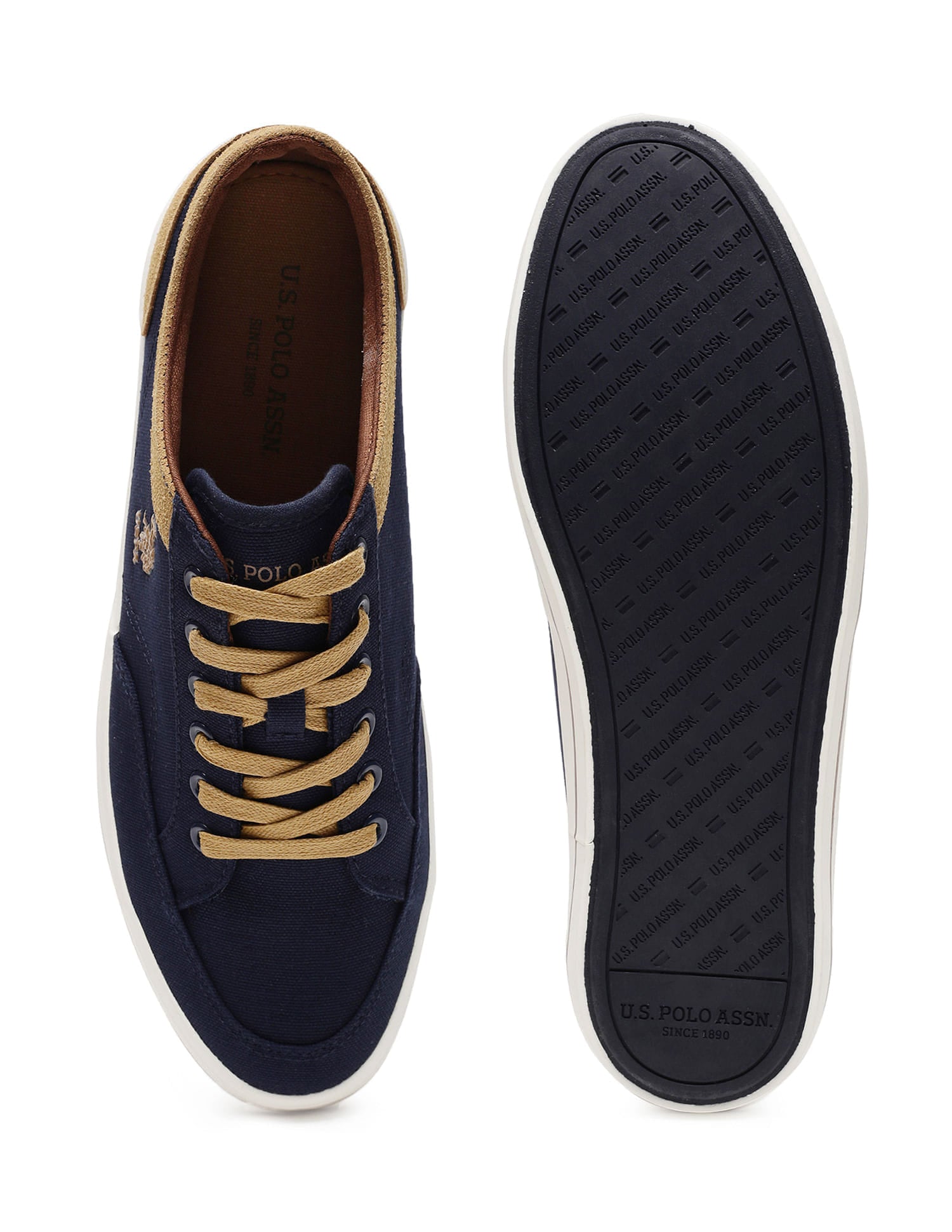 Men Monton 10.0 Colourblocked Sneakers Navy - U.S. Polo Assn. India | Large