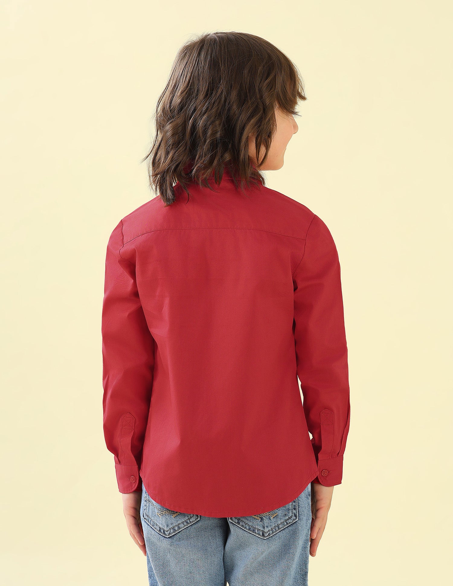 Twill Brand Printed Shirt Red - U.S. Polo Assn. India | Large