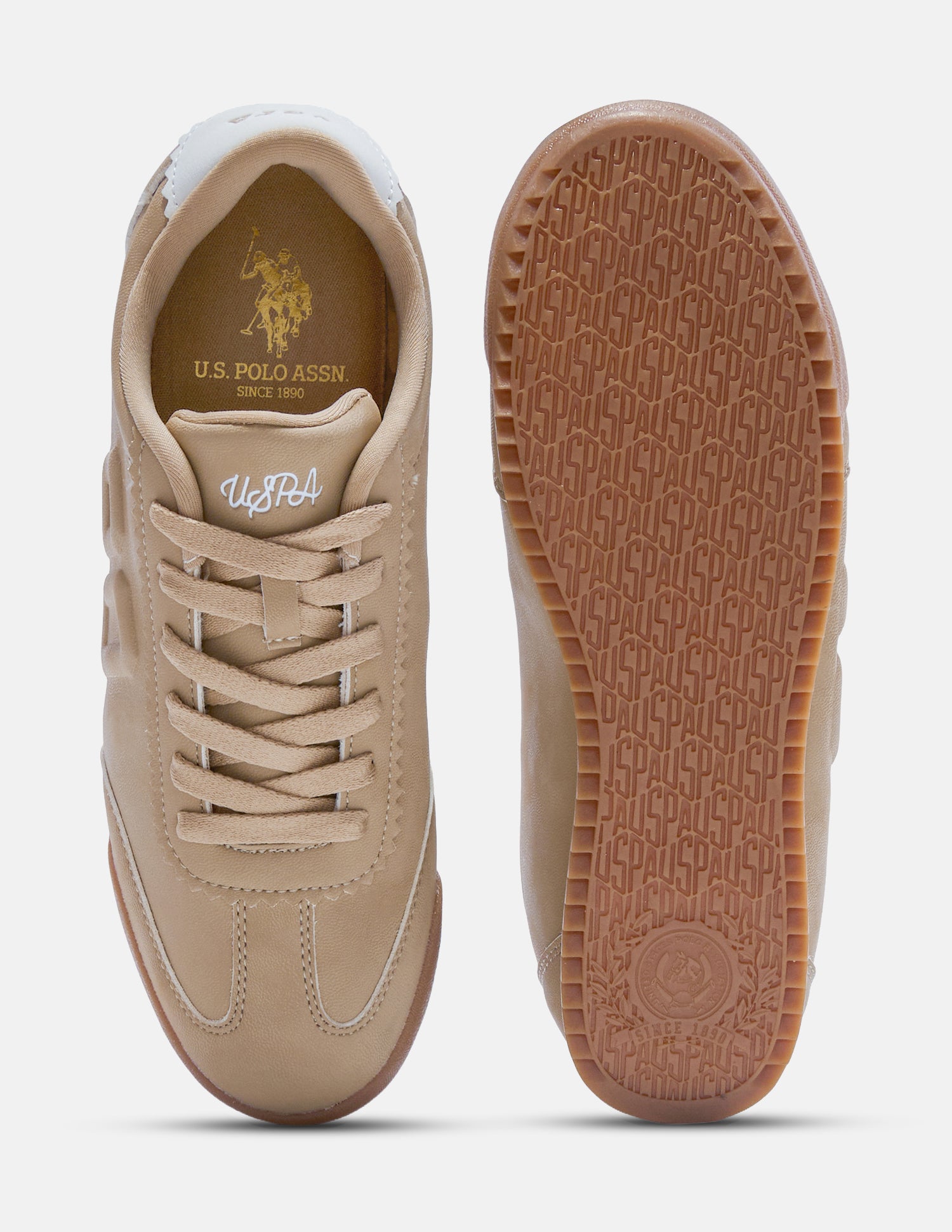 Beatriz Round Toe Sneakers Beige - U.S. Polo Assn. India | Large