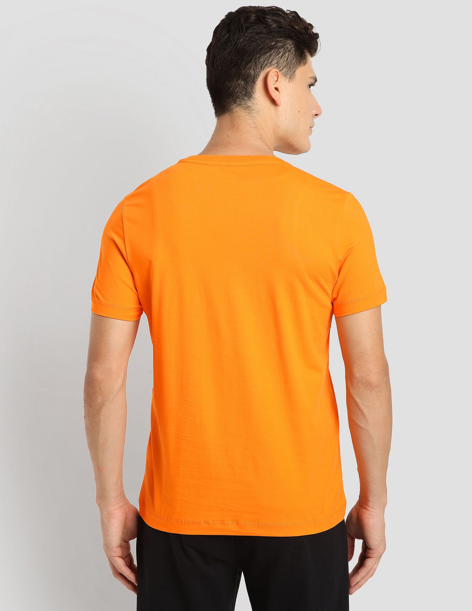 Digital Logo Performance T-Shirt Orange - U.S. POLO ASSN. | Large