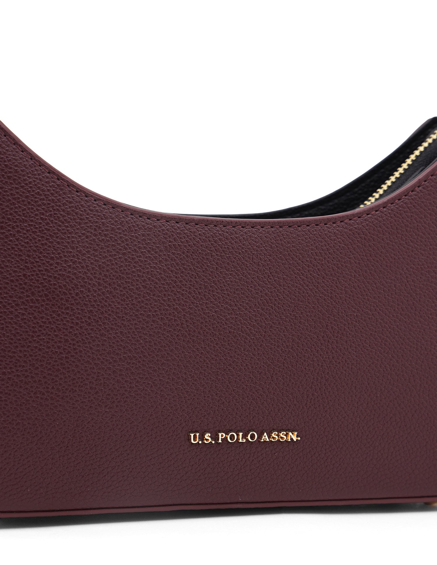 Caramel Shoulder Bag Burgundy - U.S. Polo Assn. India | Large