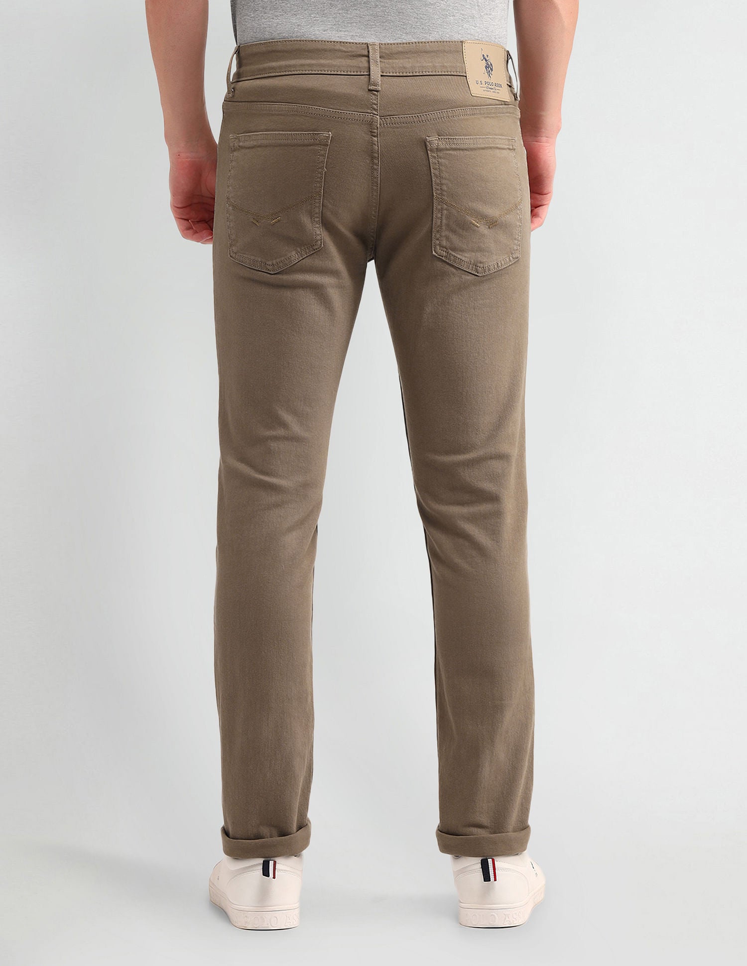 Brandon Slim tapered Fit Jeans Khaki - U.S. POLO ASSN. | Large