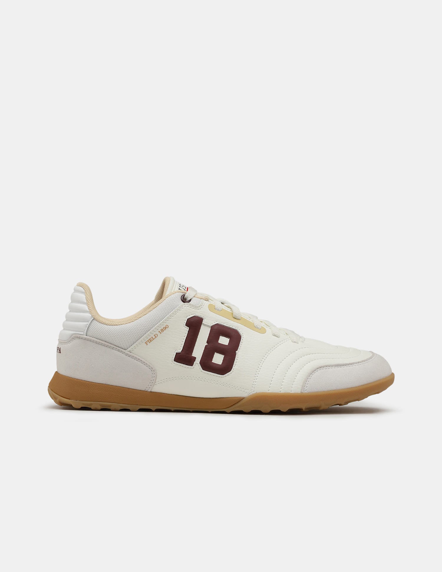 Numeric Embossed Field 1890 Sneakers Off White - U.S. Polo Assn. India | Large
