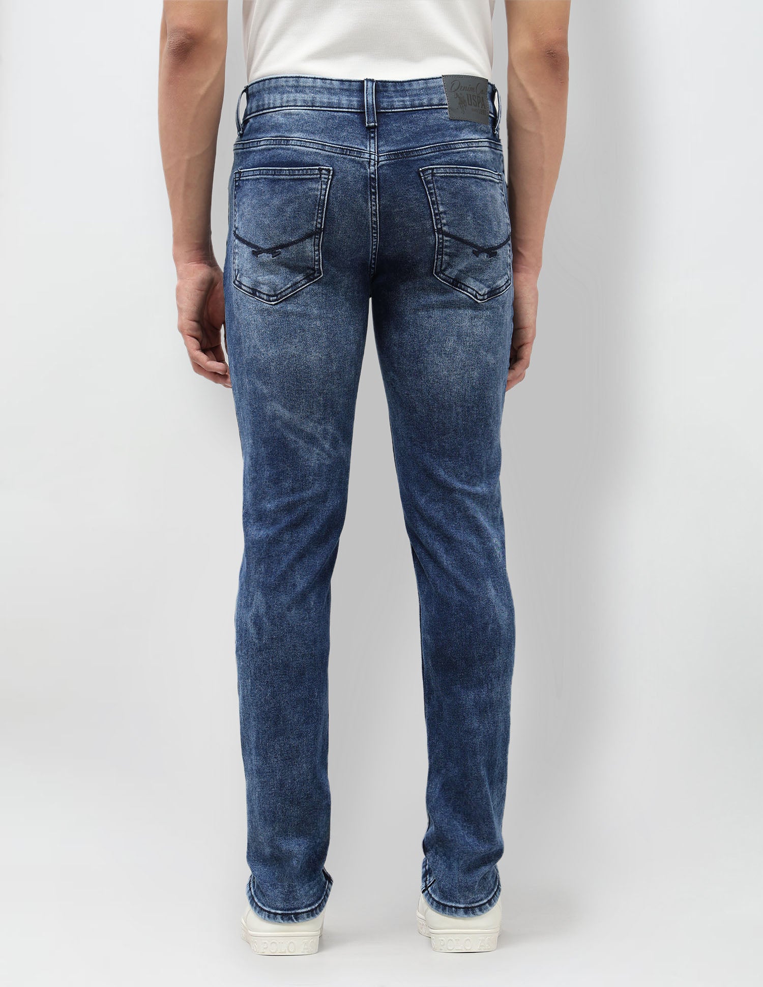 Brandon Slim Tapered Fit Blue Jeans Indigo - U.S. Polo Assn. India | Large
