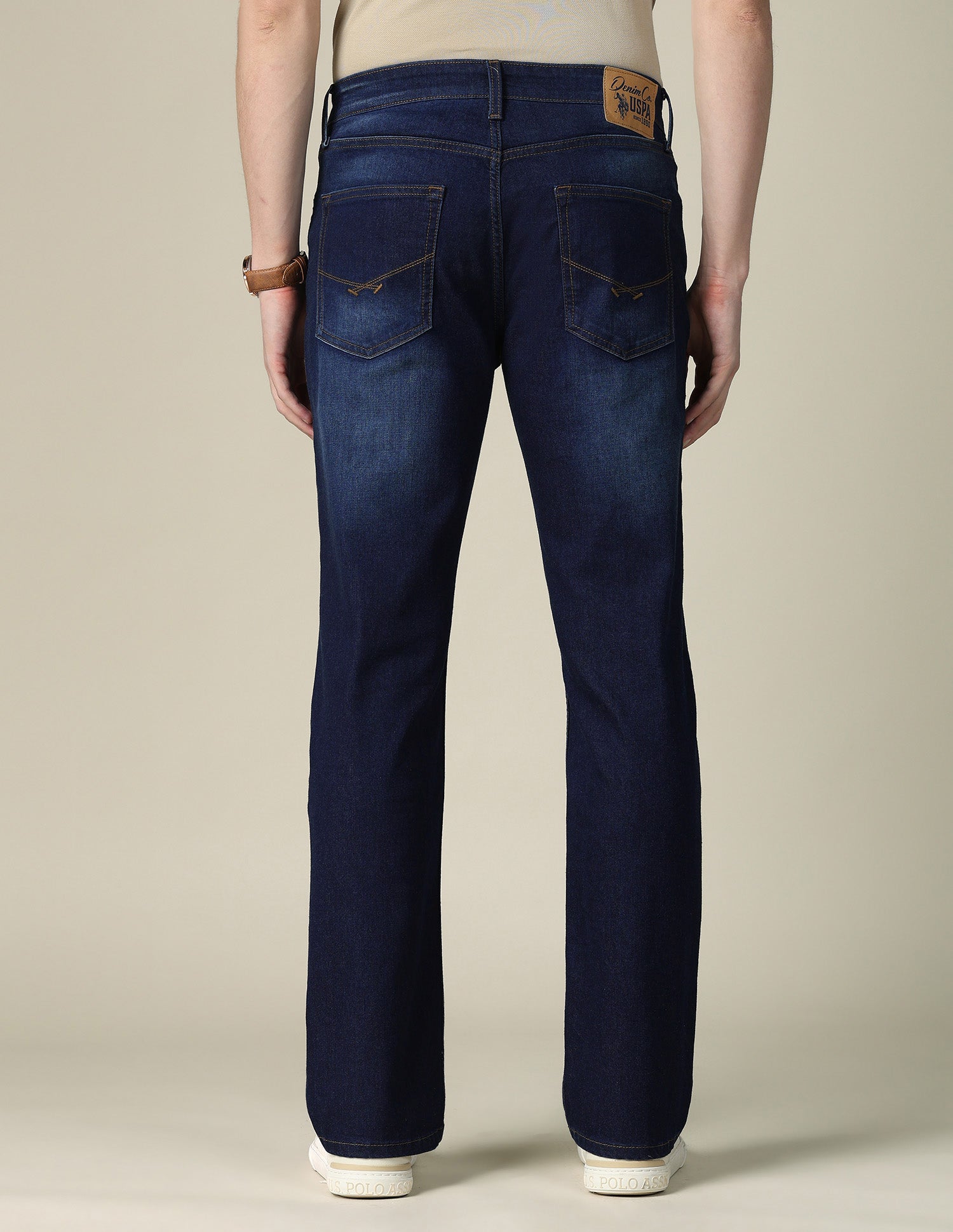 Harold Slim Straight Fit Blue Jeans Dark Indigo - U.S. POLO ASSN. | Large