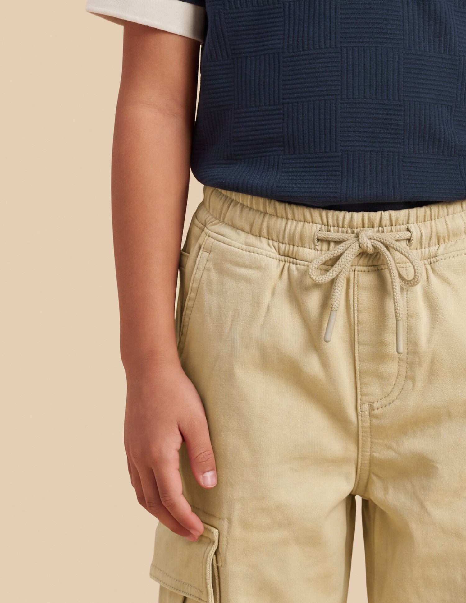 Shawn Baggy Fit White Cargo Jeans Off White - U.S. Polo Assn. India | Large