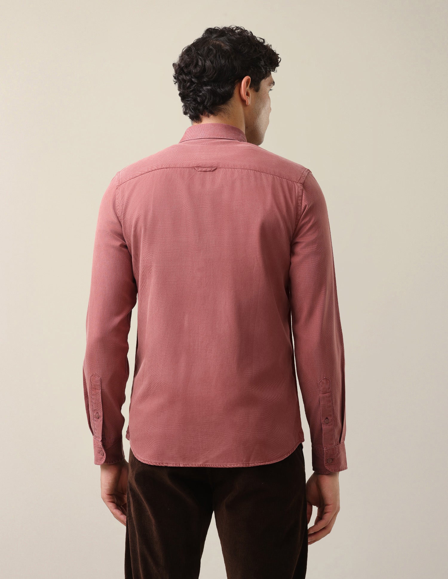 Solid Regular Fit Shirt Rust - U.S. Polo Assn. India | Large