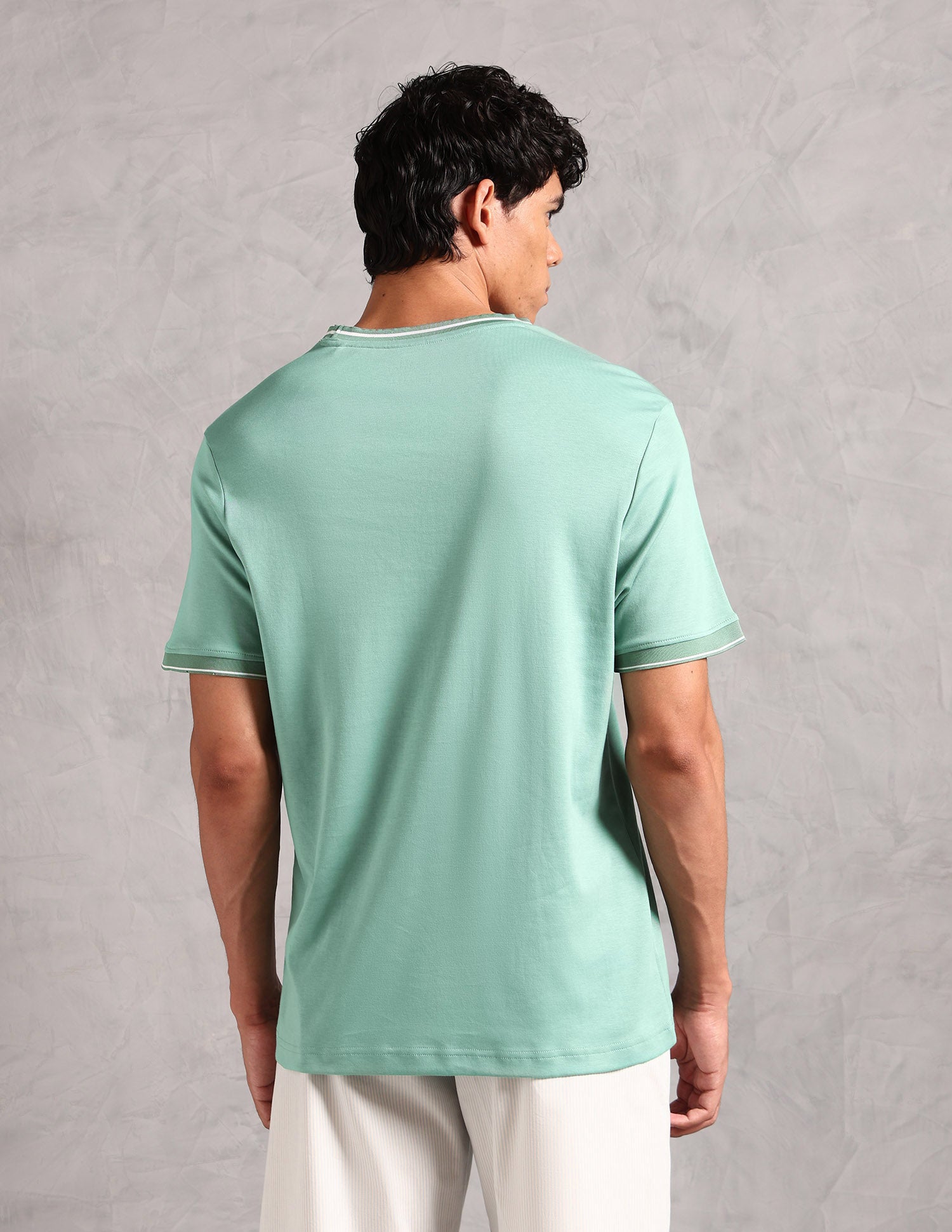 Crew Neck Comfort Fit OEE08 Lounge T-Shirt - Pack Of 1 Feldspar - U.S. POLO ASSN. | Large