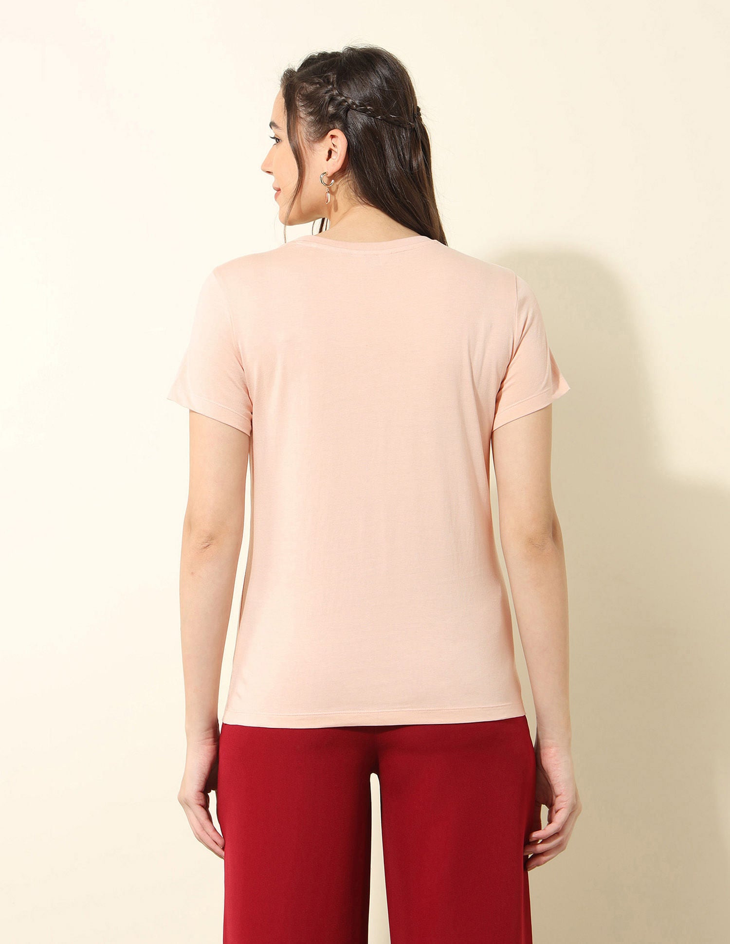 Regular Fit Brand Printed T-Shirt Pink - U.S. POLO ASSN. | Large