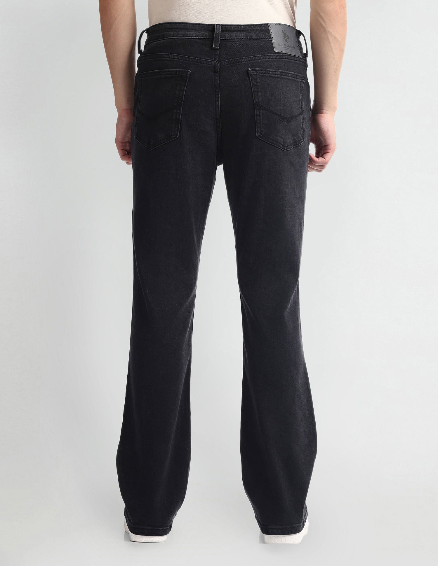 Connor Bootcut Fit Black Jeans Black - U.S. Polo Assn. India | Large