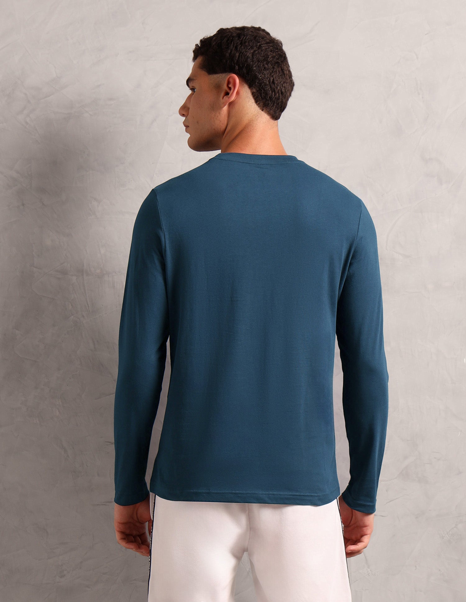 Comfort Fit Solid I693 Lounge T-Shirt - Pack Of 1 Teal - U.S. POLO ASSN. | Large