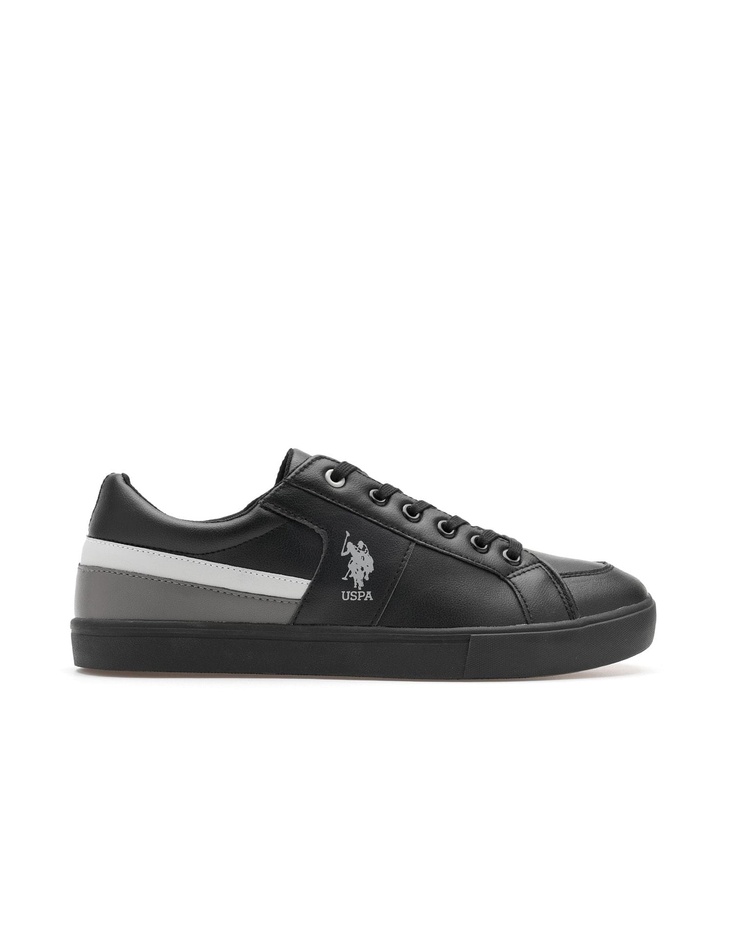 Men Clarkin 5.0 Colourblocked Sneakers Black - U.S. Polo Assn. India | Large