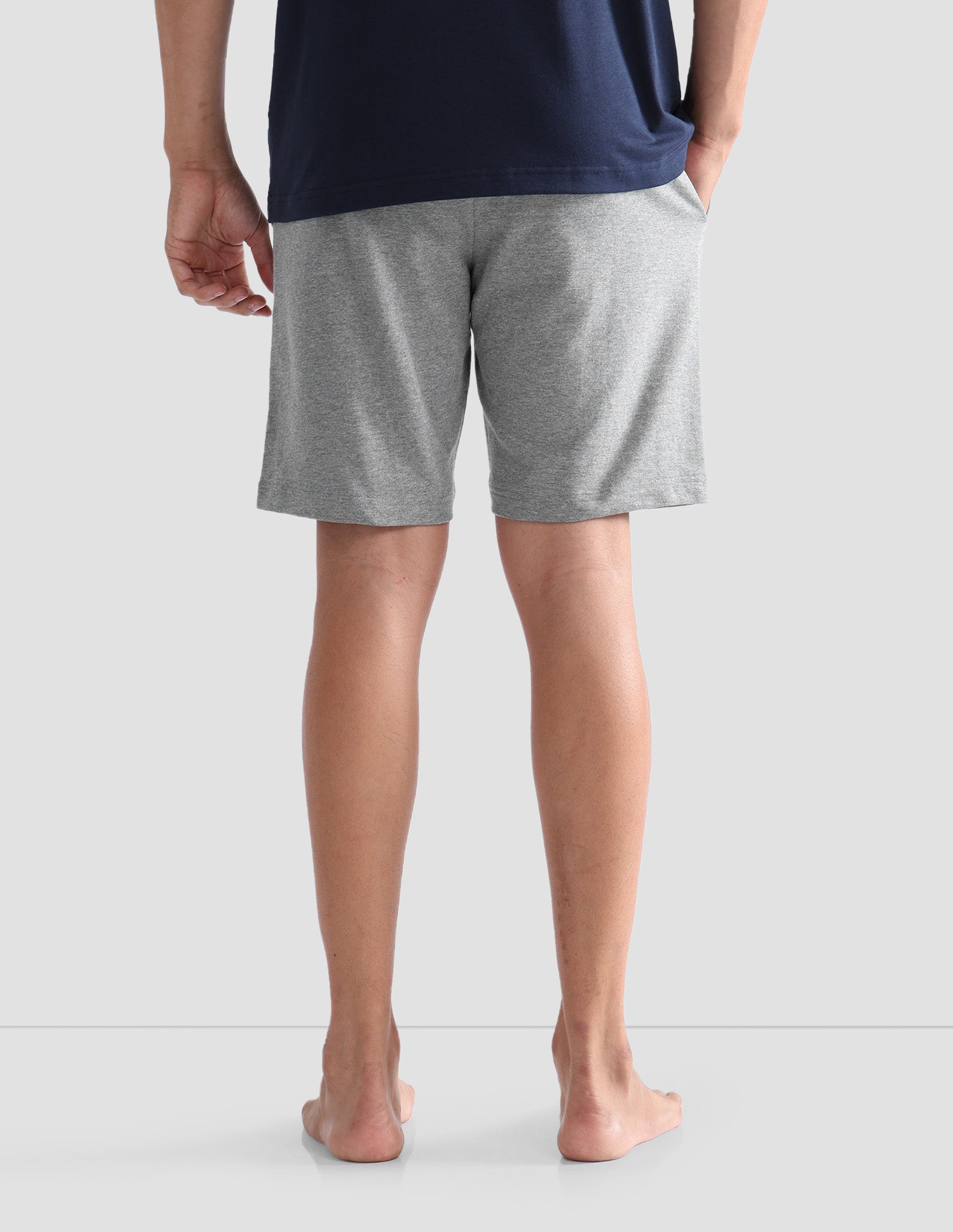 Comfort Fit OES07 Lounge Shorts - Pack Of 1 Grey Melange - U.S. POLO ASSN. | Large