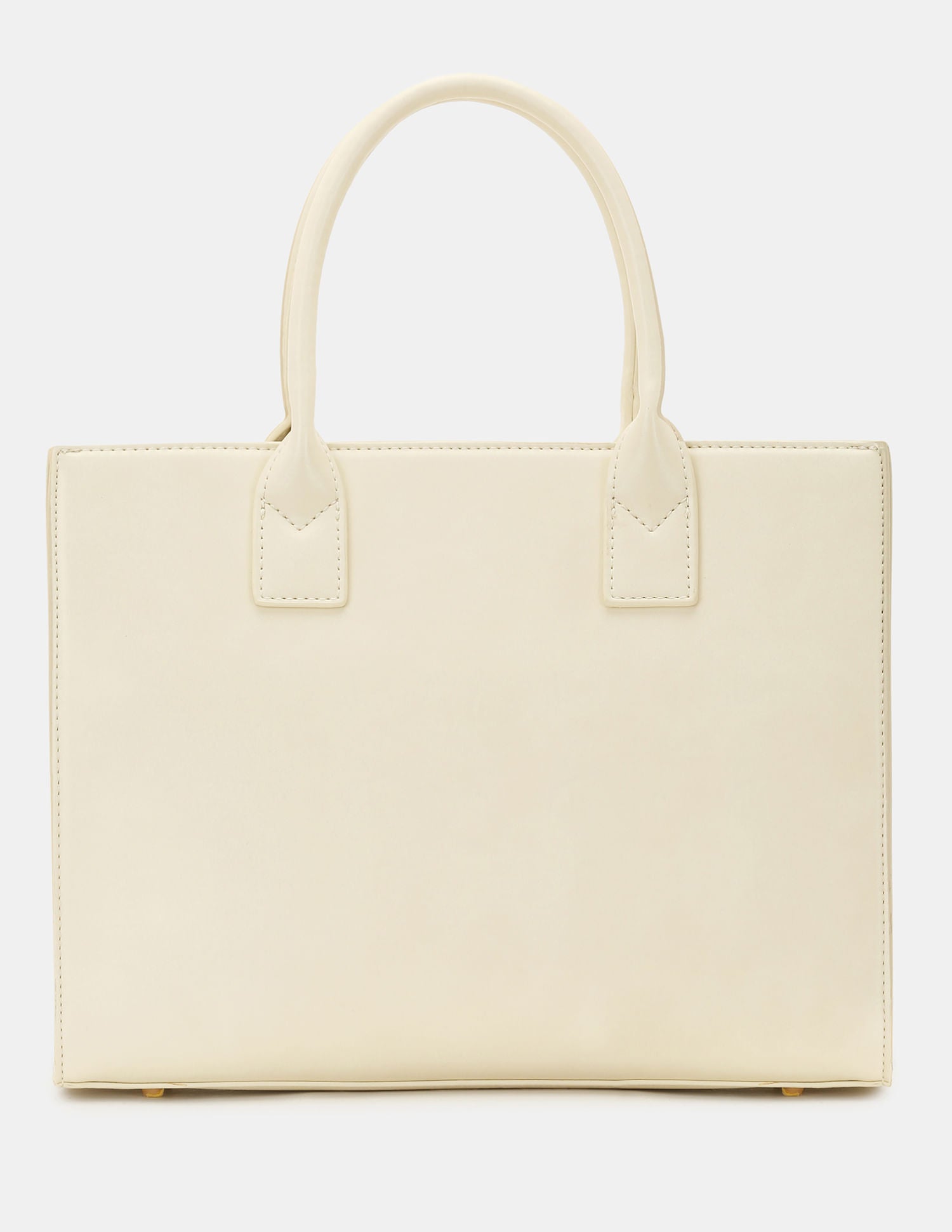 Women Bonnie Satchel Bag with Chain Card Holder Off White - U.S. POLO ASSN. | Large