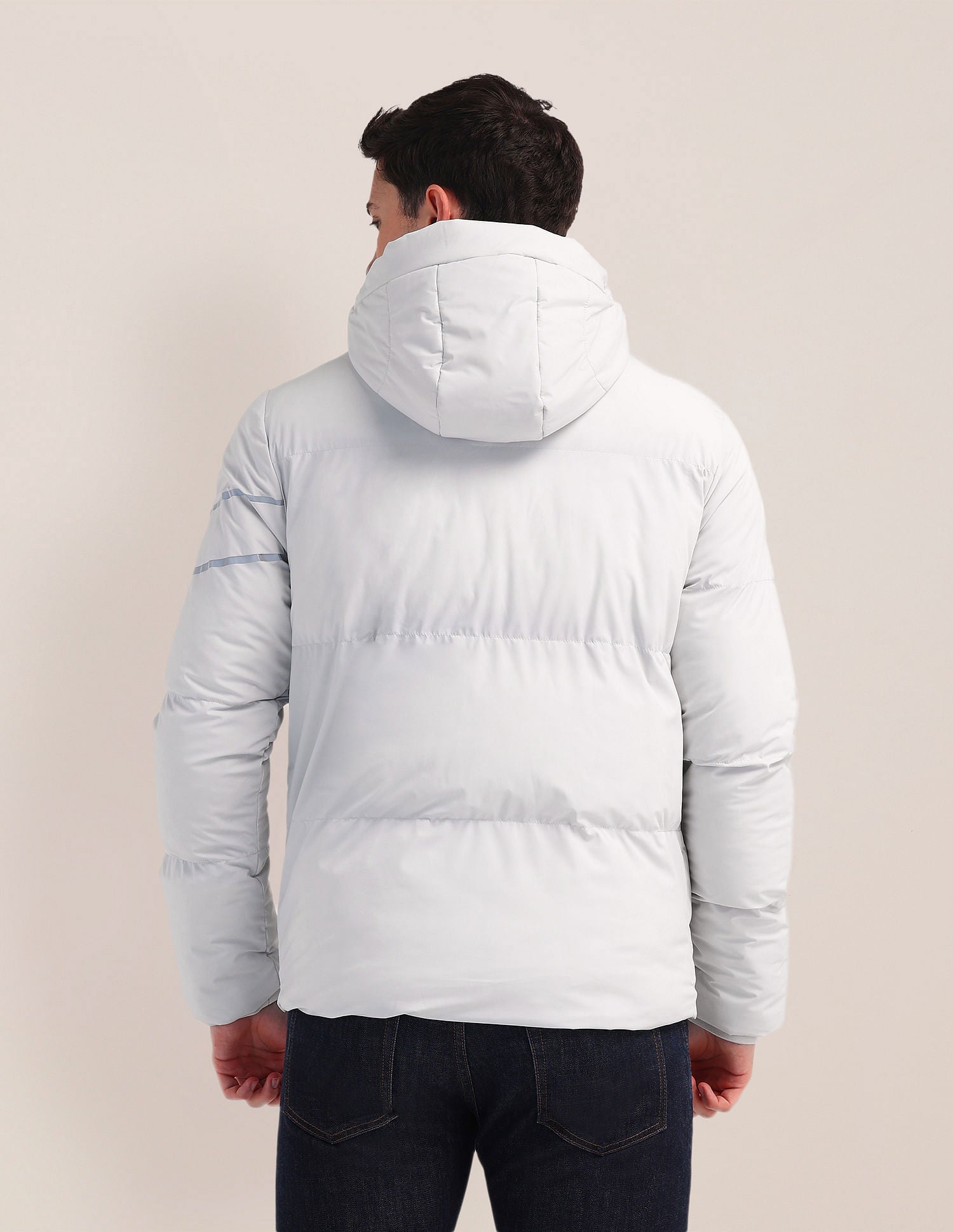 Detachable Hood Padded Jacket Grey - U.S. POLO ASSN. | Large